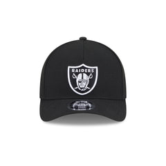 Las Vegas Raiders Black & White 9FORTY M-Crown A-Frame Snapback Hat