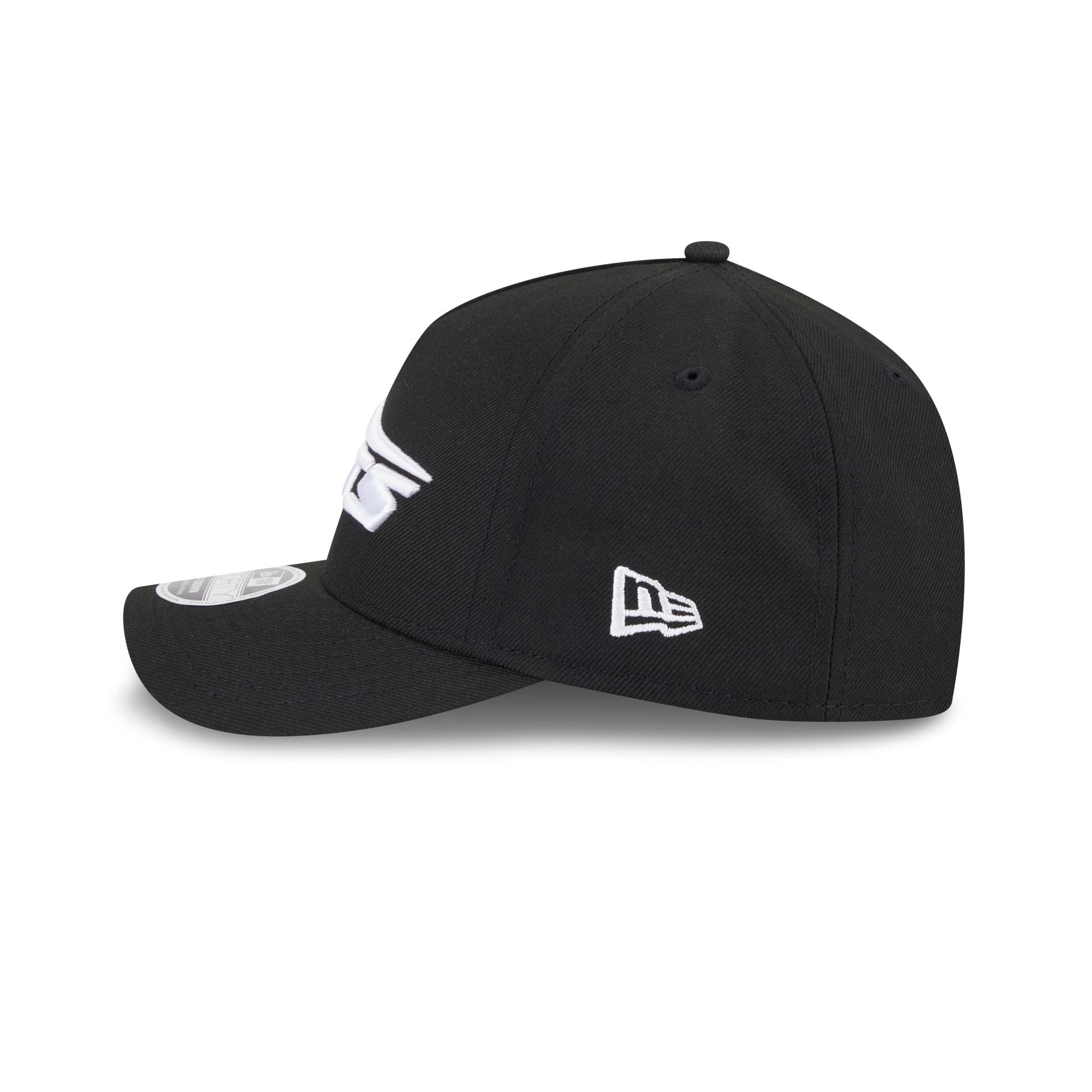 New York Jets Black & White 9FORTY M-Crown A-Frame Snapback Hat