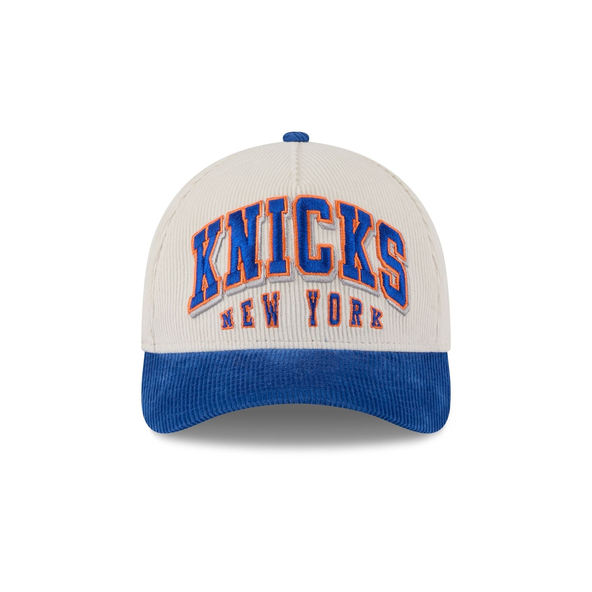 New York Knicks Stacked Corduroy 9FORTY M-Crown A-Frame Snapback Hat