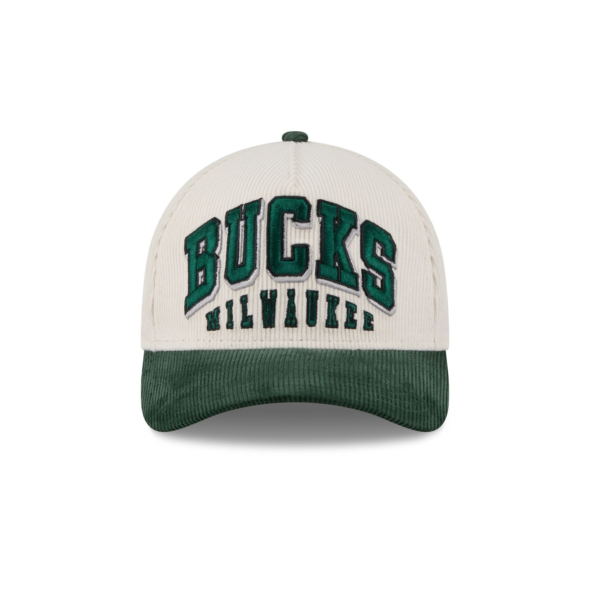 Milwaukee Bucks Stacked Corduroy 9FORTY M-Crown A-Frame Snapback Hat