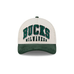 Milwaukee Bucks Stacked Corduroy 9FORTY M-Crown A-Frame Snapback Hat
