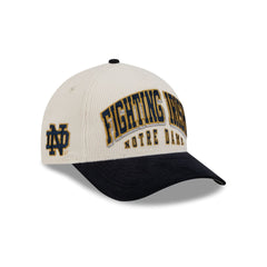Notre Dame Fighting Irish Stacked Corduroy 9FORTY M-Crown A-Frame Snapback Hat