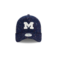 Michigan Wolverines Knit Women's 9FORTY A-Frame Trucker Hat