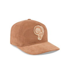 Los Angeles Rams Nostalgic Brown Corduroy 19TWENTY Adjustable Hat