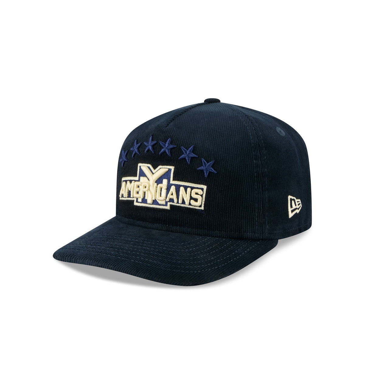 New York Americans Nostalgic Navy Corduroy 19TWENTY Adjustable Hat