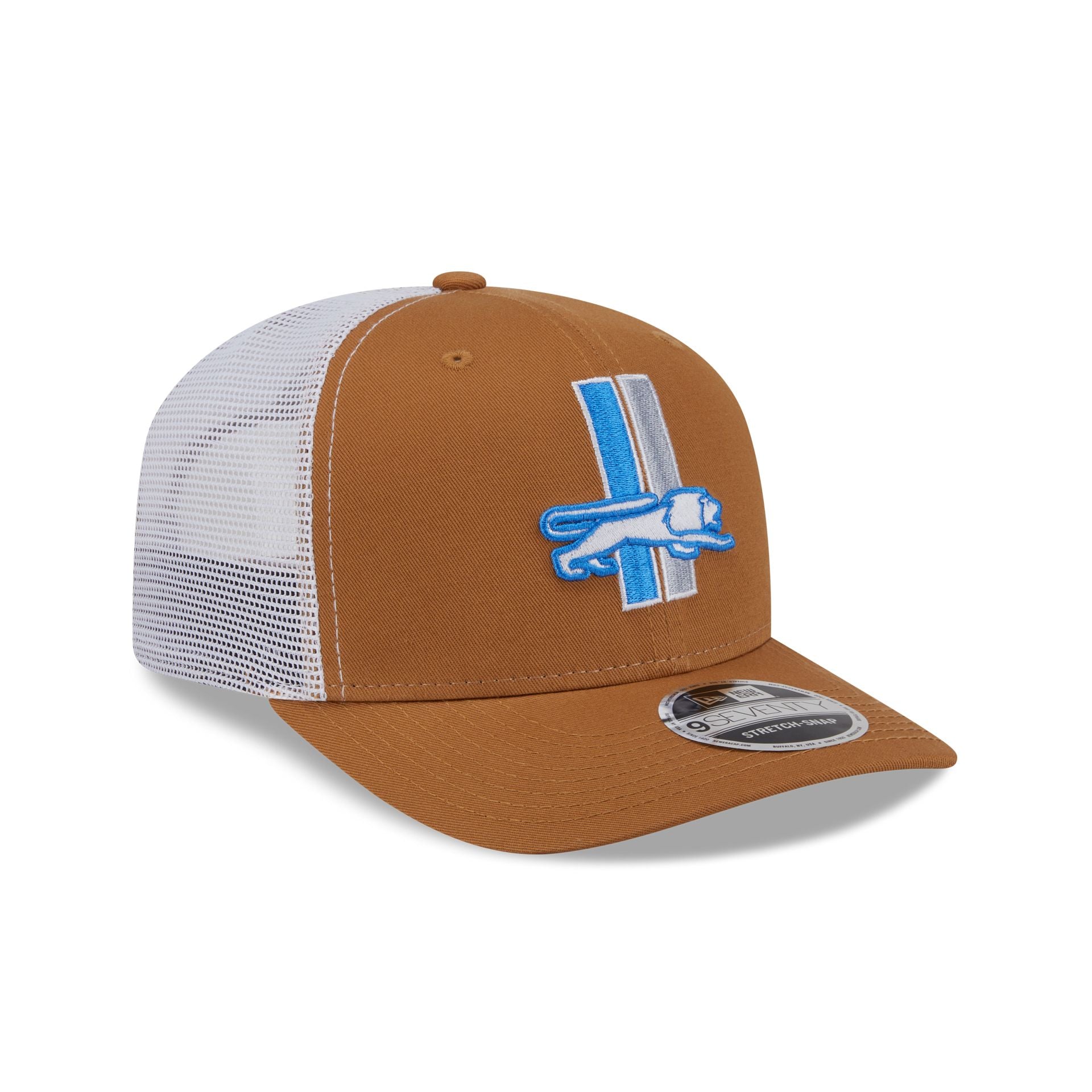 Detroit Lions Bronze 9SEVENTY Trucker Hat