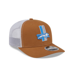 Detroit Lions Bronze 9SEVENTY Trucker Hat