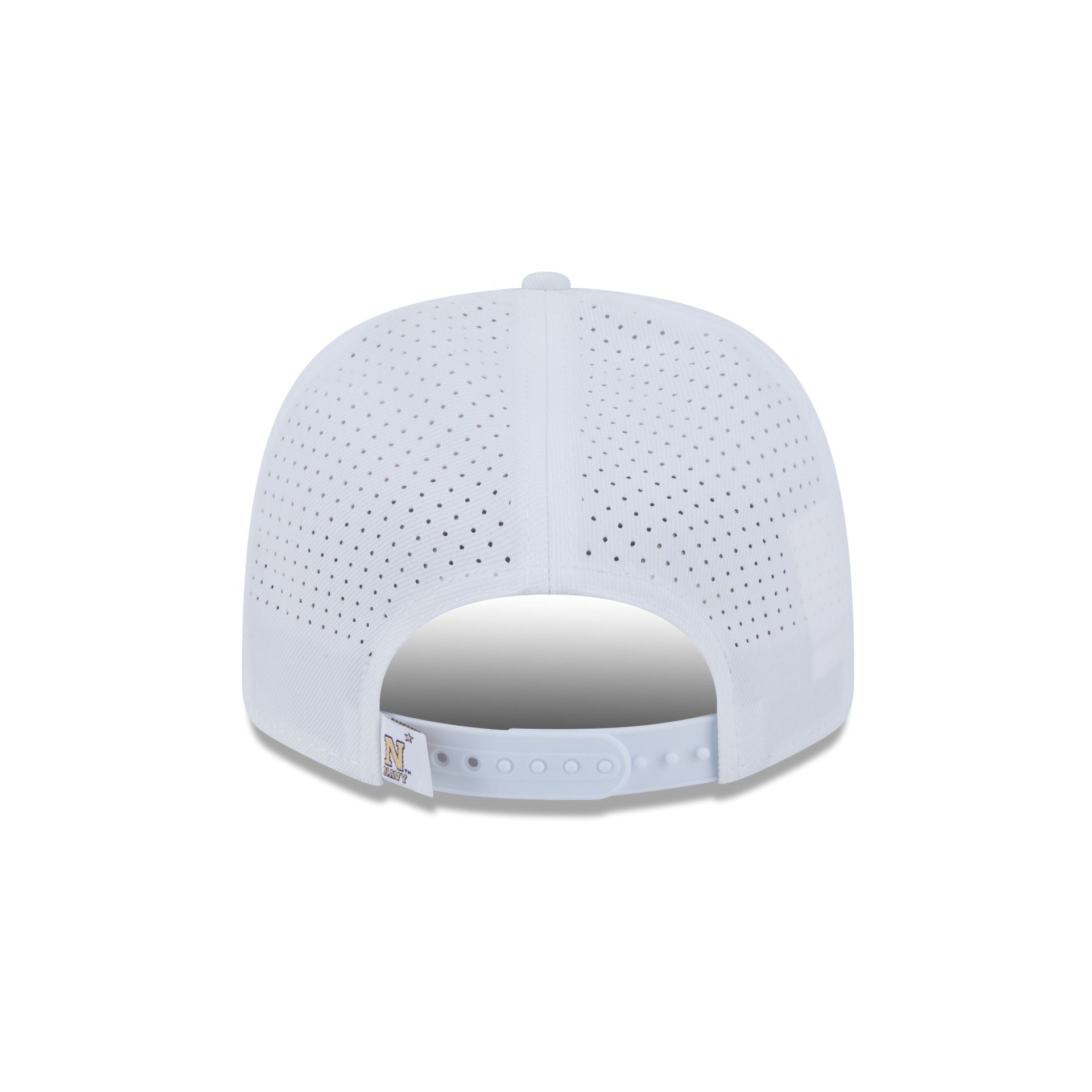 Navy Midshipmen Optic White Performance 9SEVENTY Stretch-Snap Hat