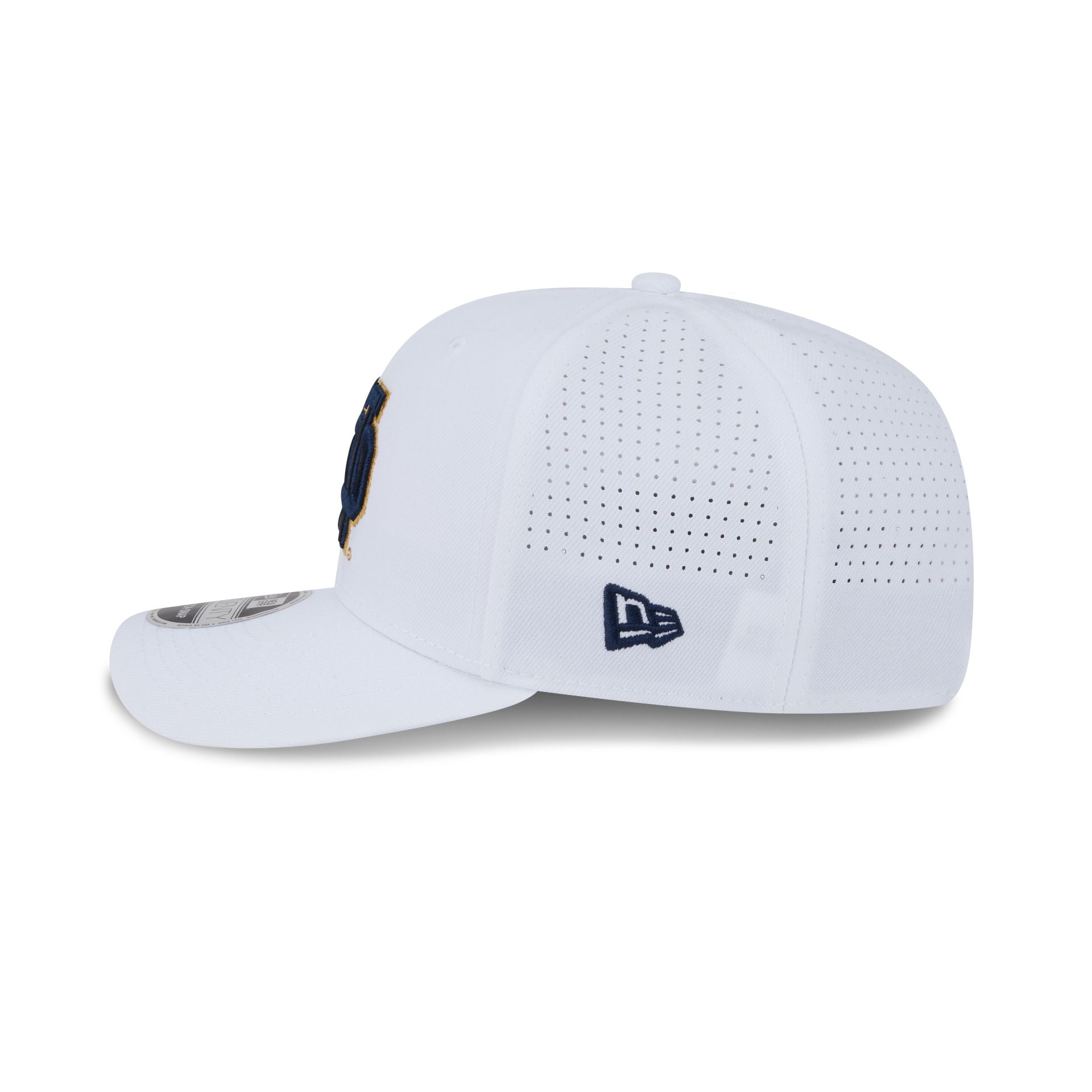 Notre Dame Fighting Irish Optic White Performance 9SEVENTY Stretch-Snap Hat