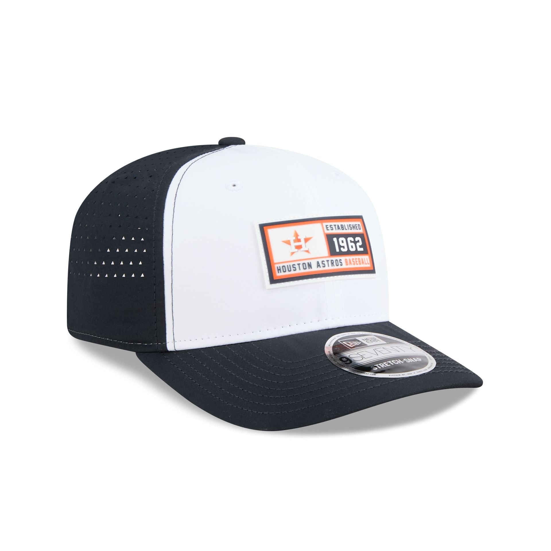 Houston Astros Est. Patch 9SEVENTY Stretch-Snap Hat