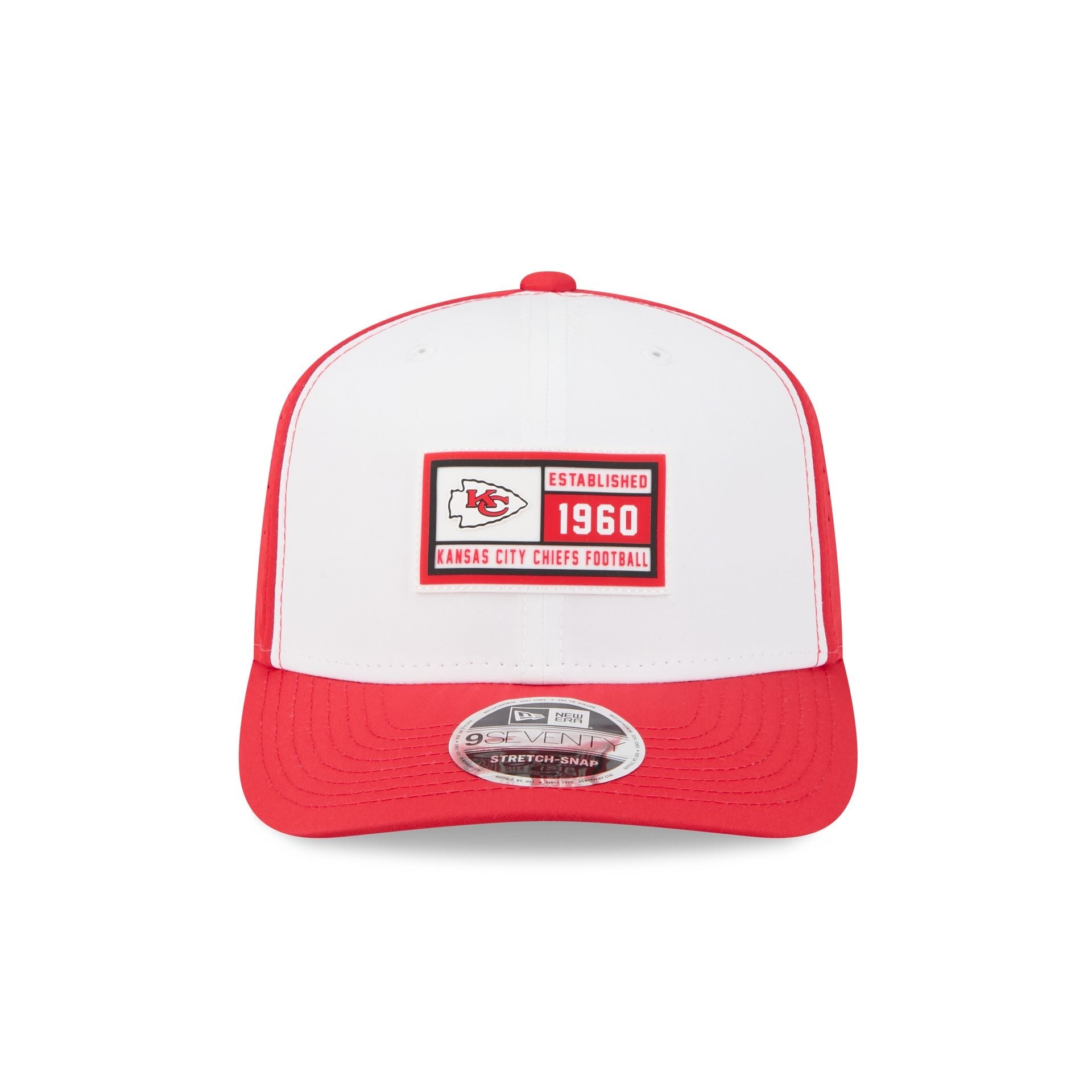 Kansas City Chiefs Est. Patch 9SEVENTY Stretch-Snap Hat