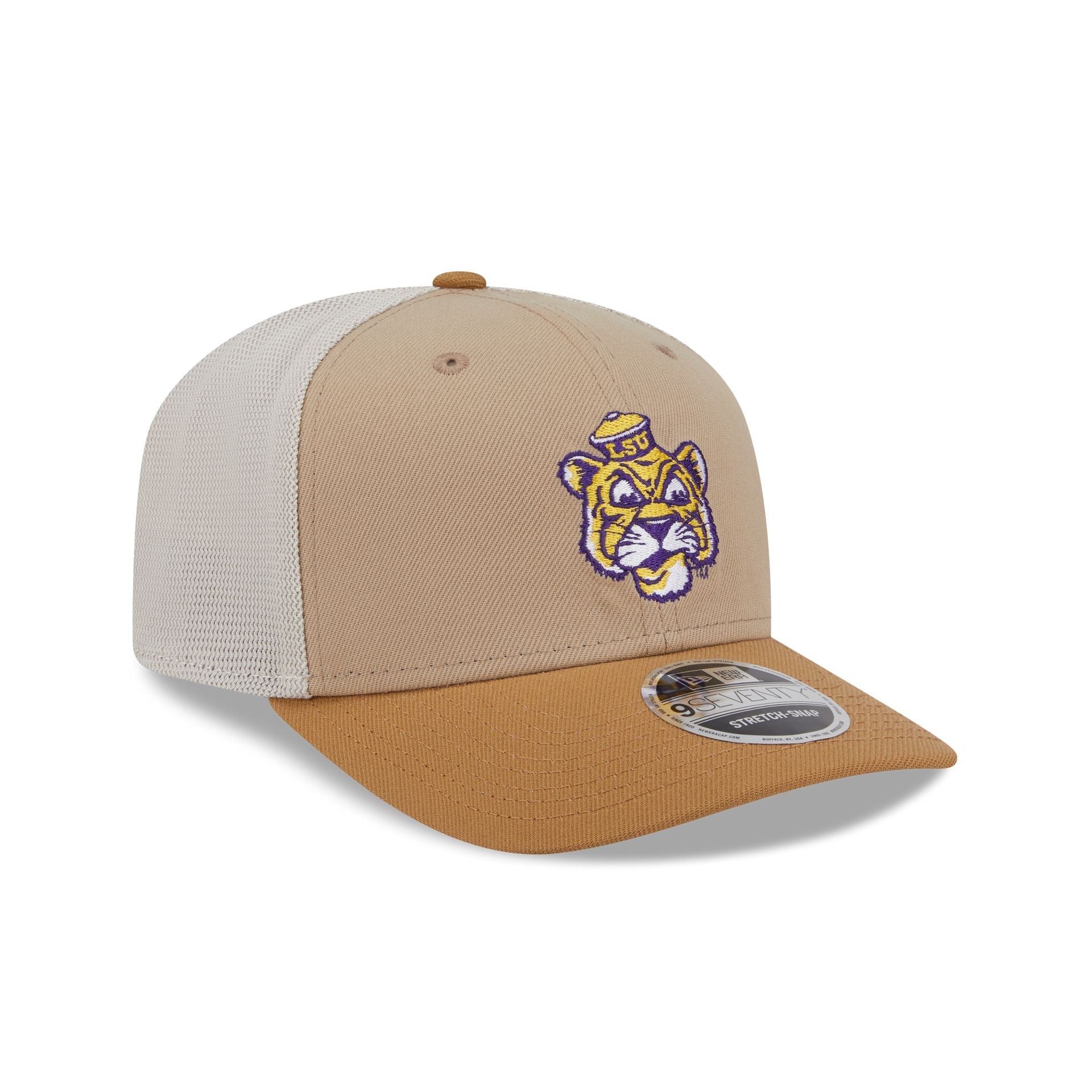 LSU Tigers College Vault Stone 9SEVENTY Trucker Hat