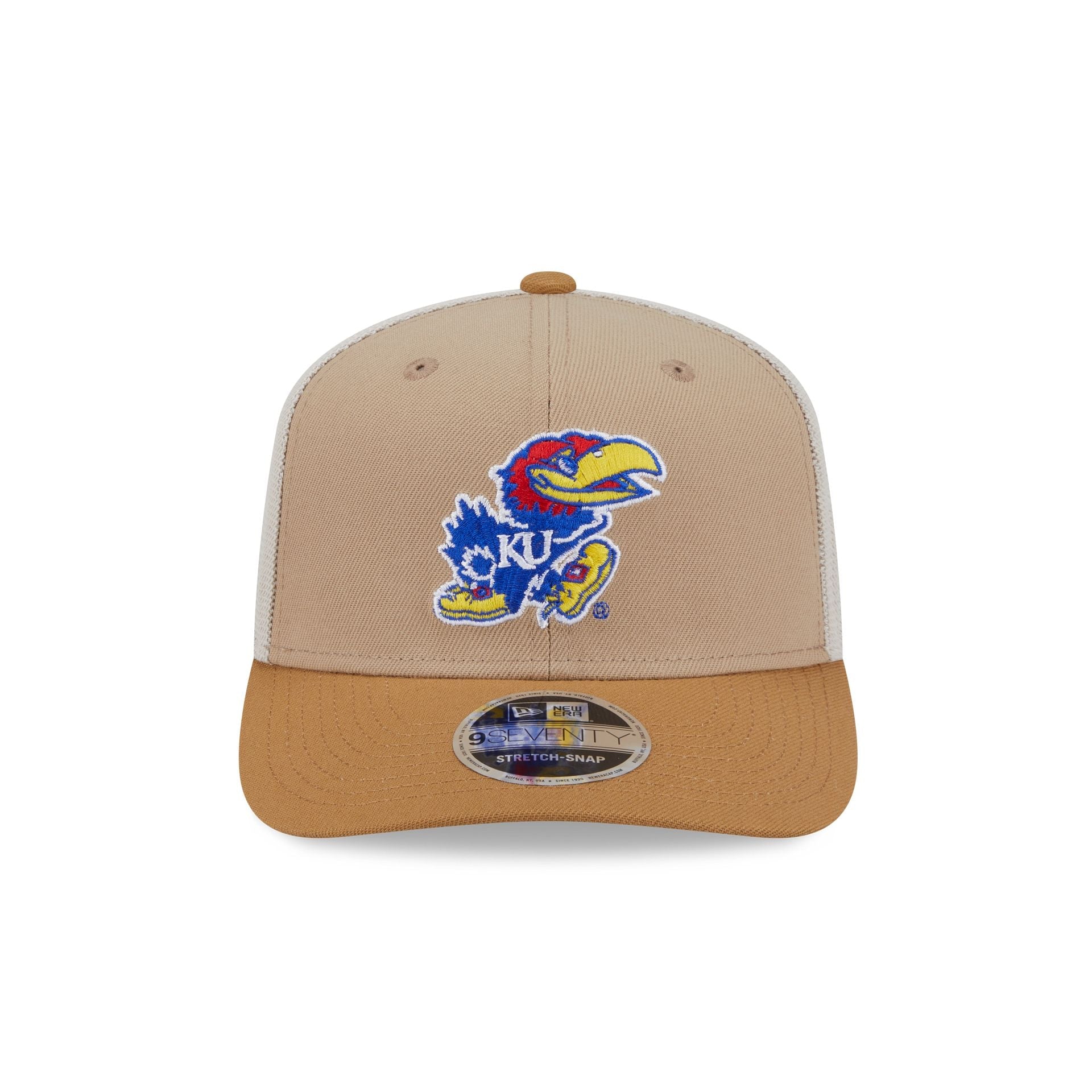 Kansas Jayhawks College Vault Stone 9SEVENTY Trucker Hat
