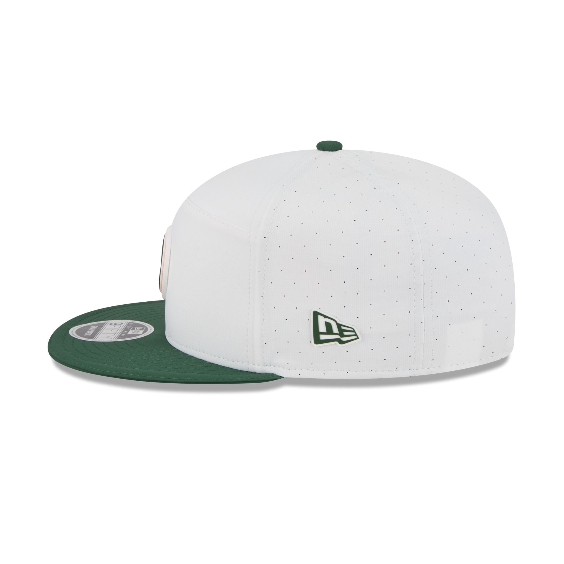 Green Bay Packers 2025 Training Split Panel 9FIFTY Snapback Hat