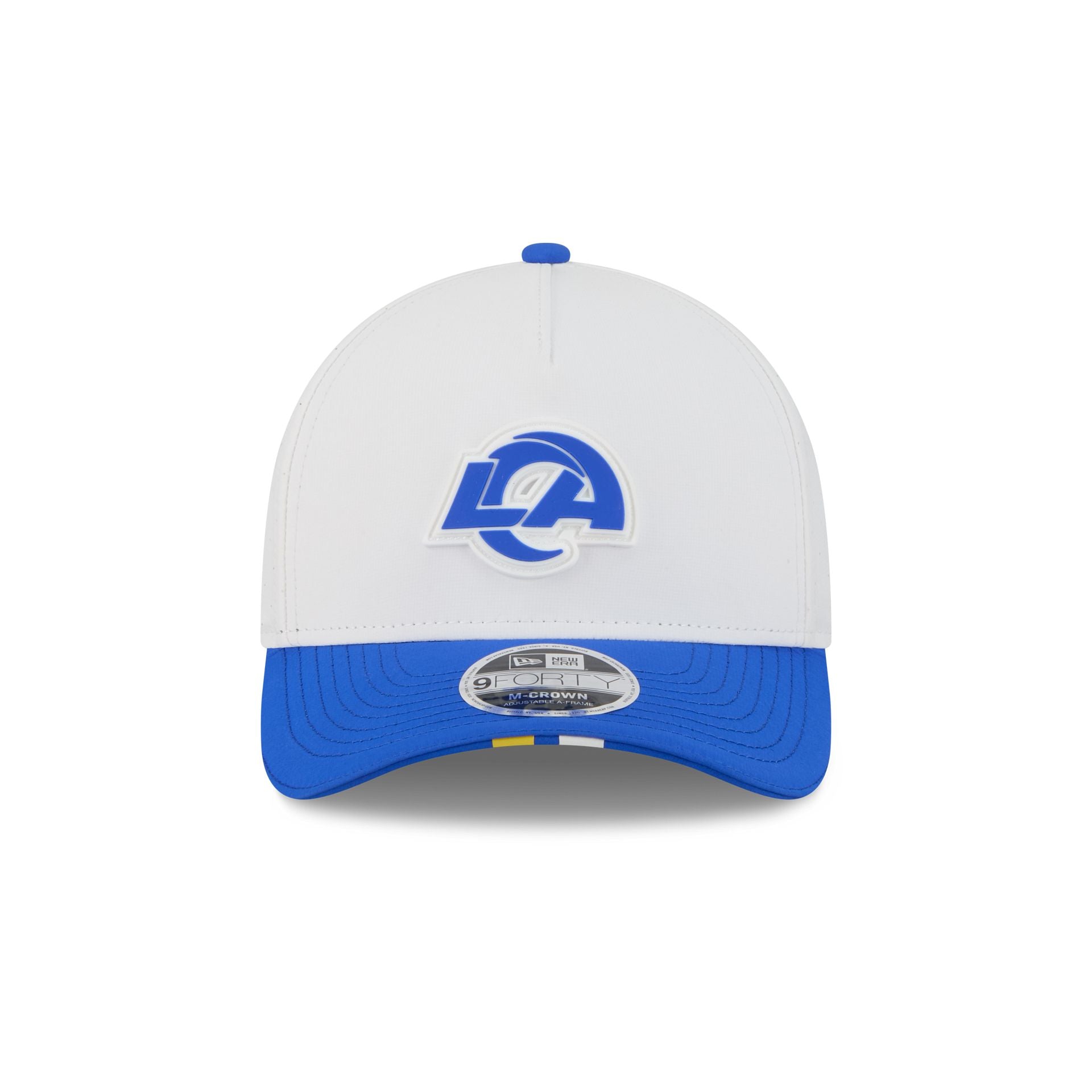 Los Angeles Rams 2025 Training 9FORTY M-Crown A-Frame Snapback Hat