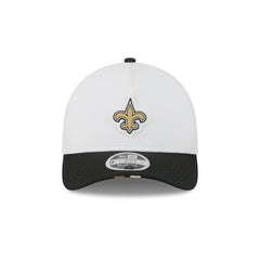 New Orleans Saints 2025 Training 9FORTY M-Crown A-Frame Snapback Hat