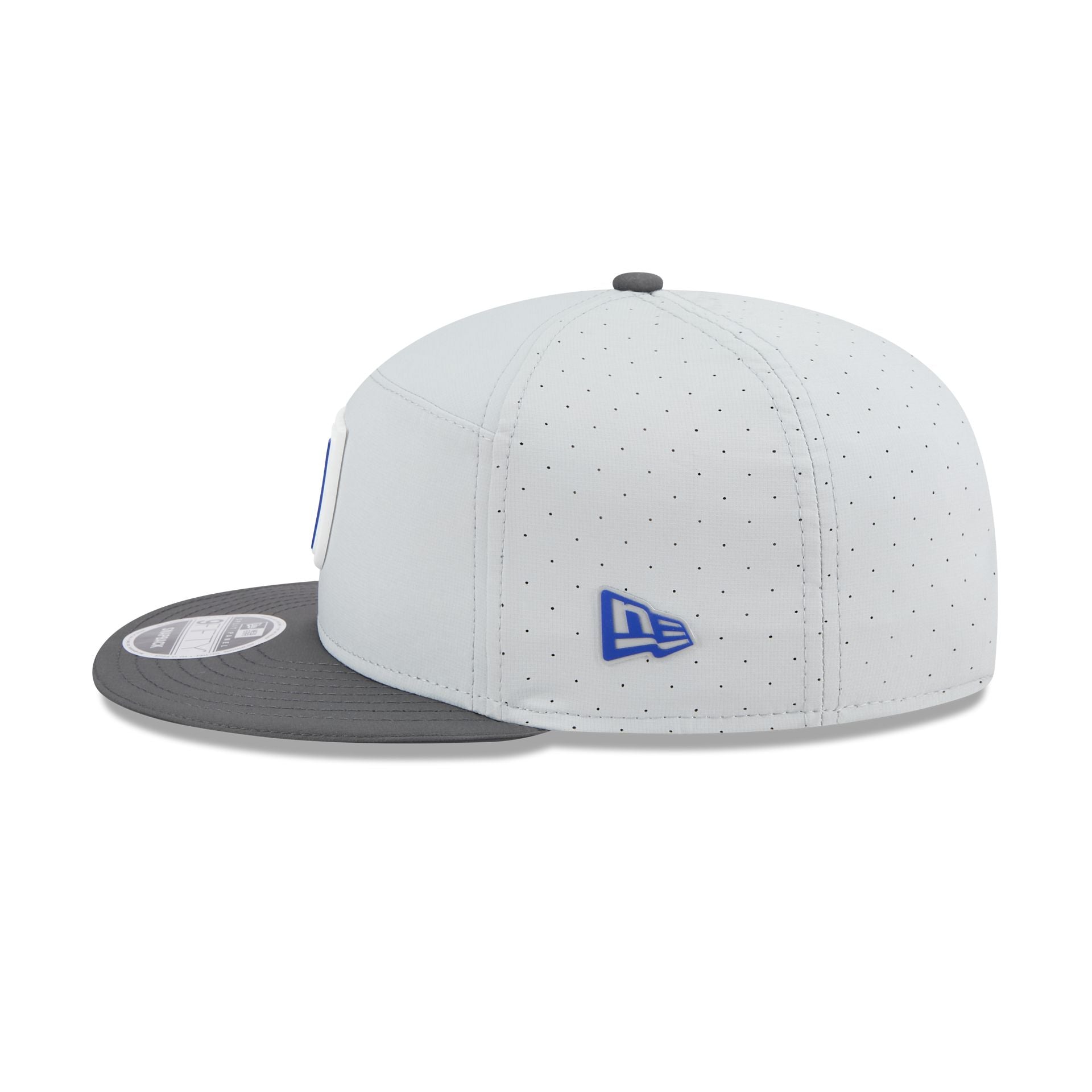 New York Giants 2025 Training Gray Split Panel 9FIFTY Snapback Hat