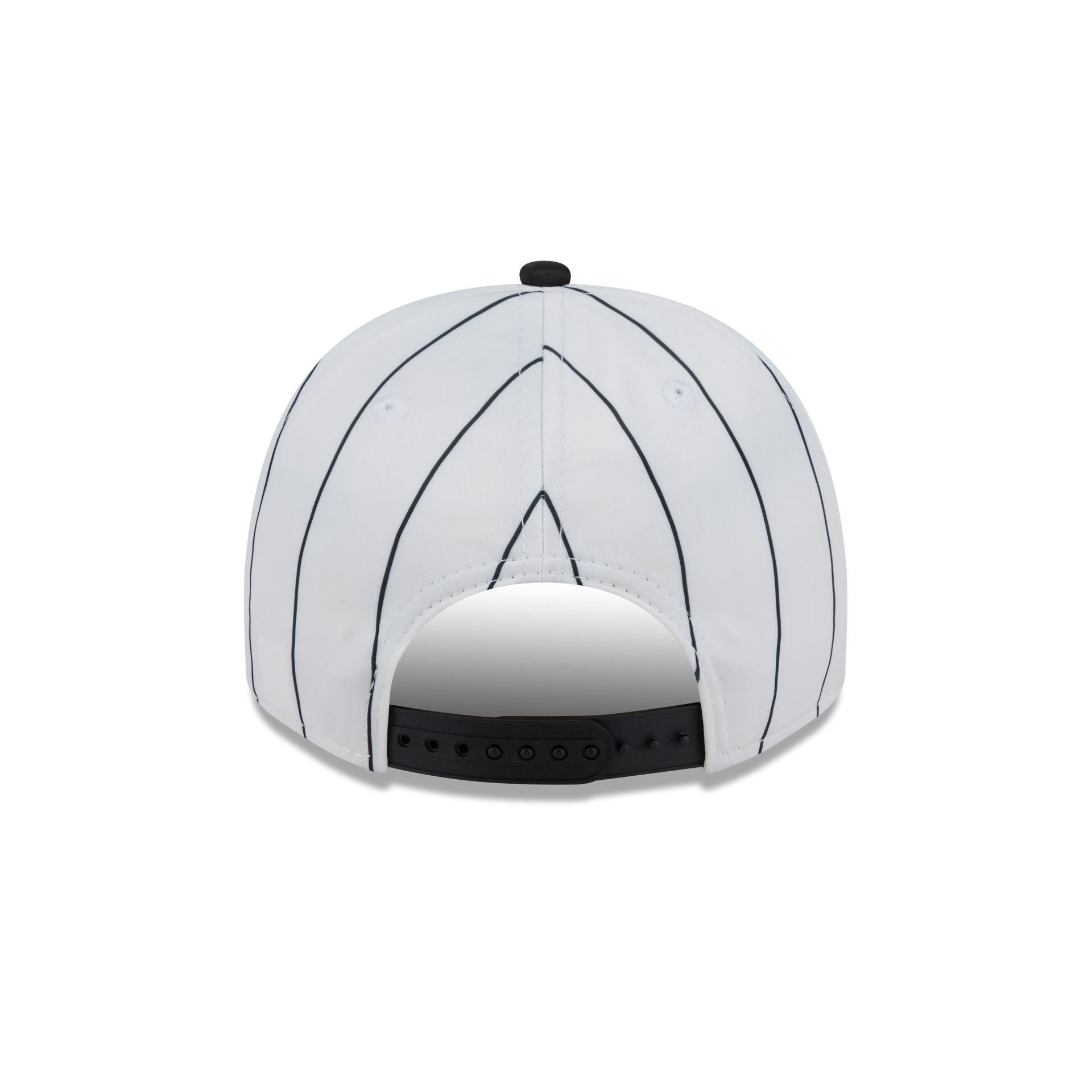 Miami Heat Satin Pinstripe 9FIFTY A-Frame Snapback Hat