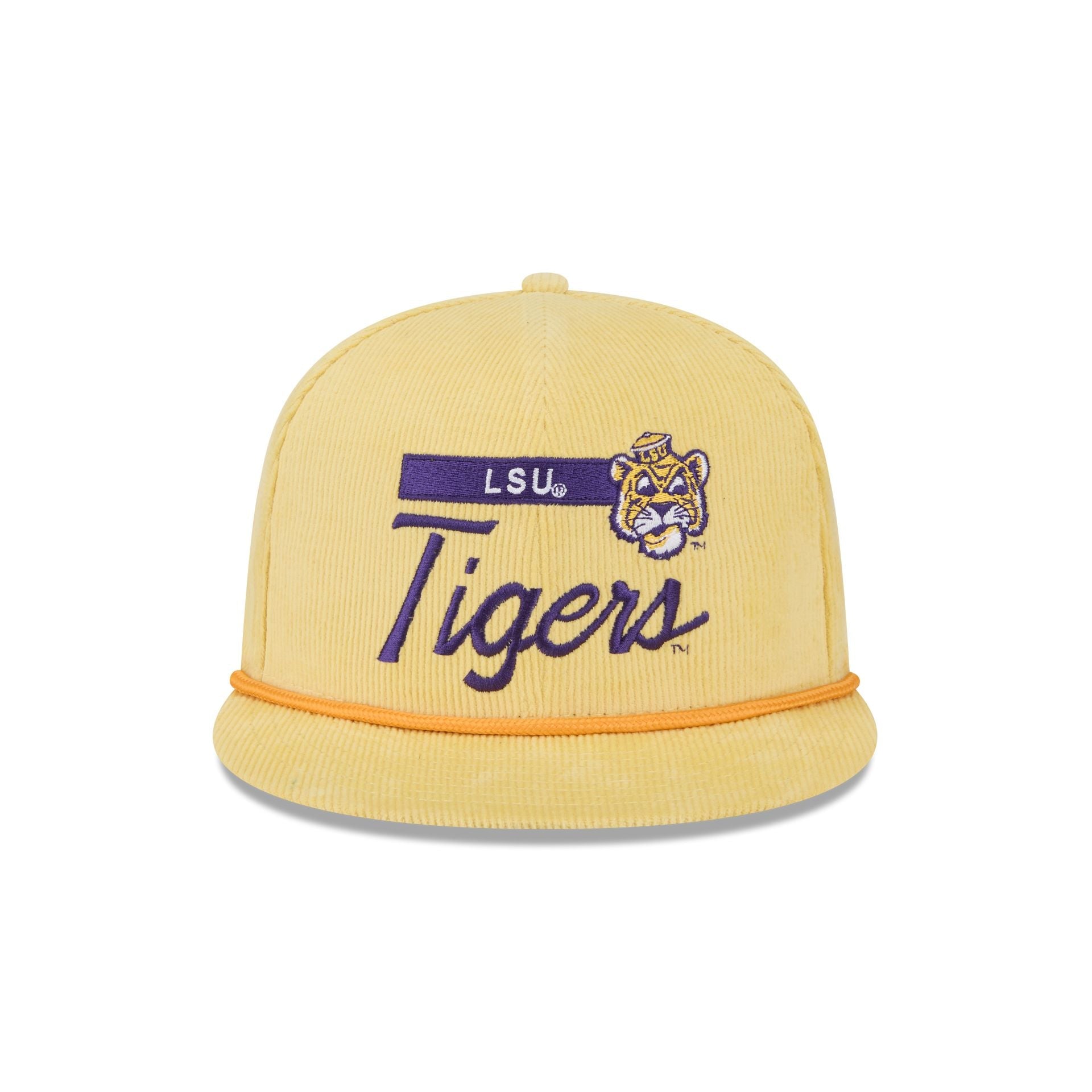 LSU Tigers College Vault Corduroy Rope 9FIFTY Snapback Hat