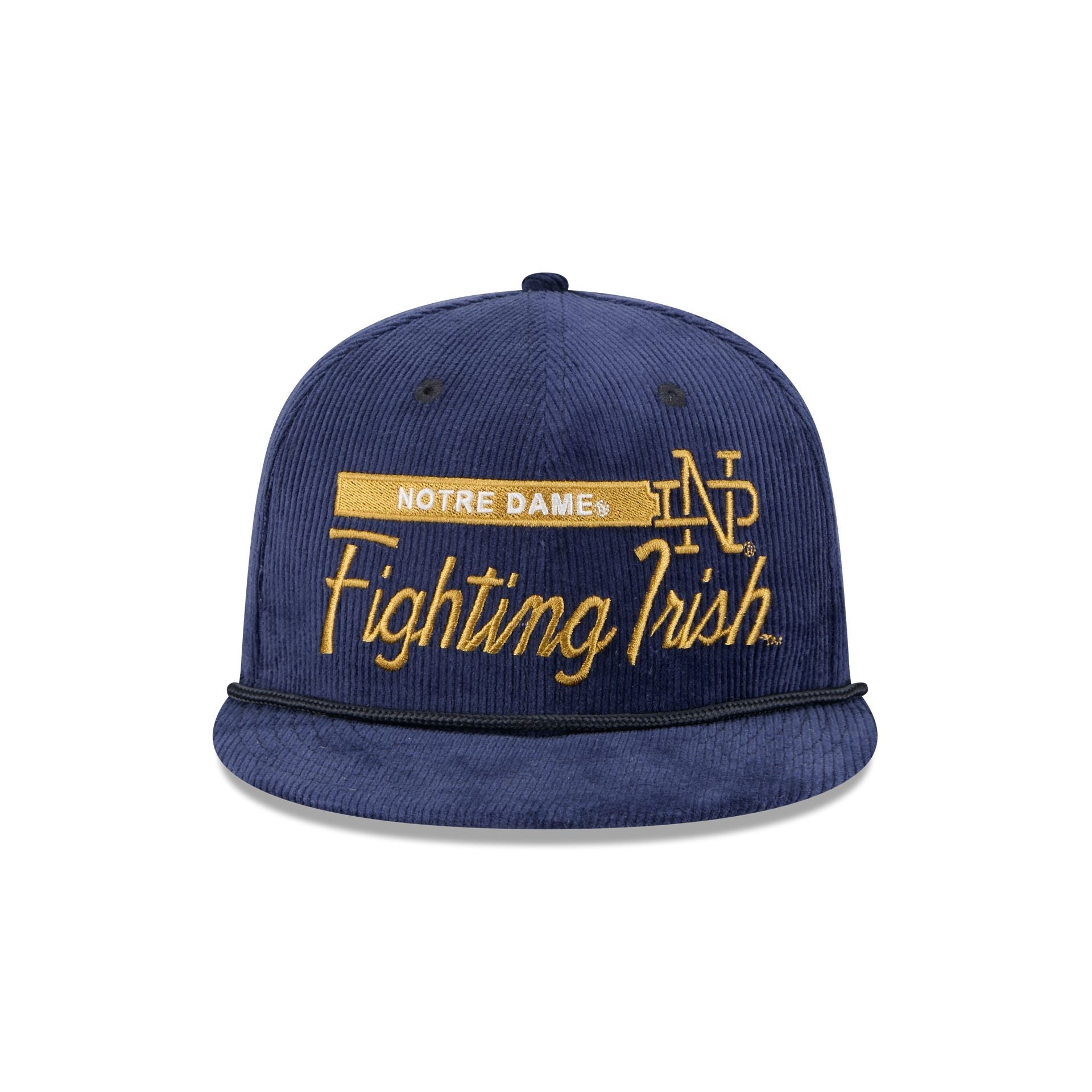 Notre Dame Fighting Irish College Vault Corduroy Rope 9FIFTY Snapback Hat