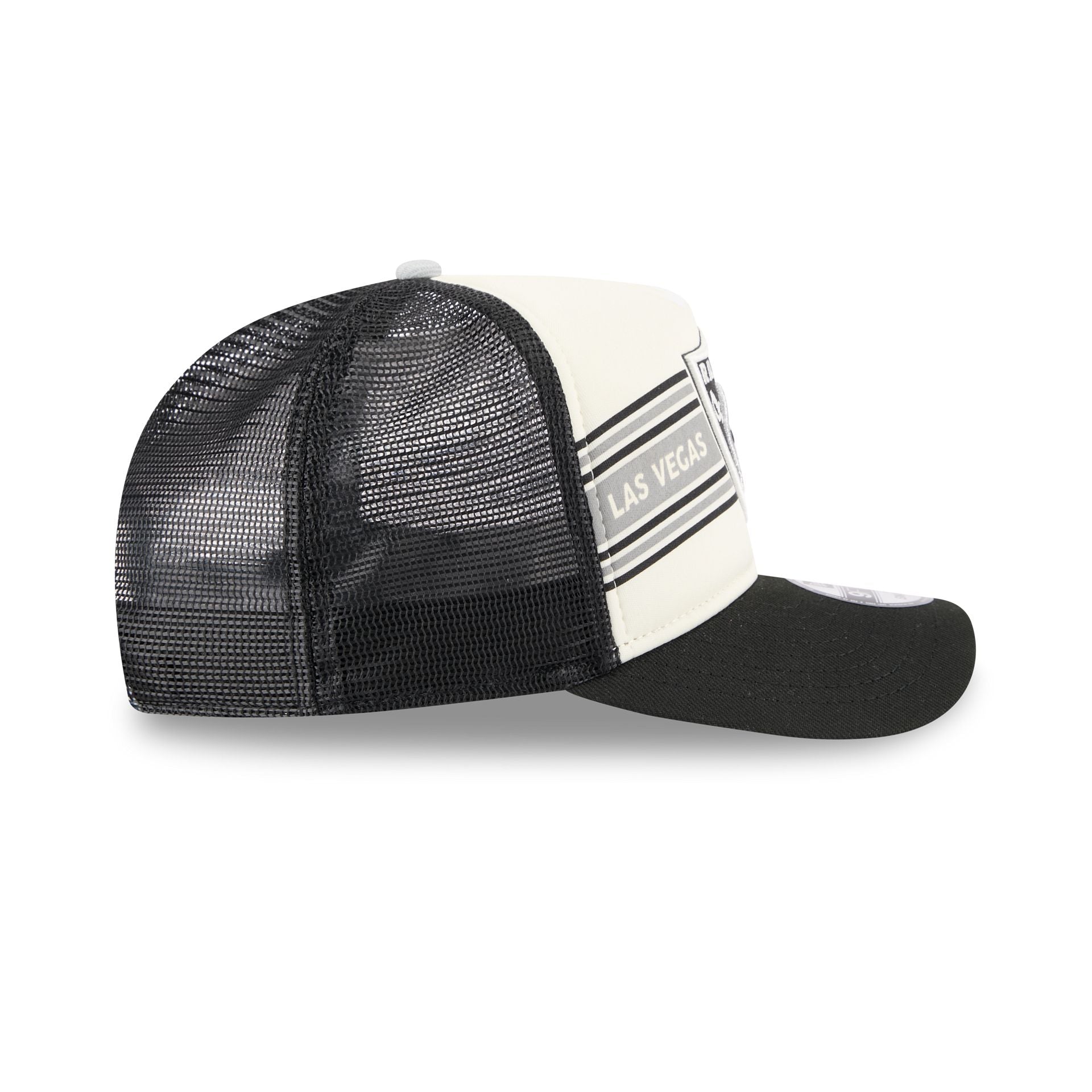 Las Vegas Raiders Banner 9FIFTY A-Frame Trucker Hat