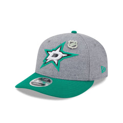 Dallas Stars Heather Gray Wool Low Profile 9FIFTY Snapback Hat