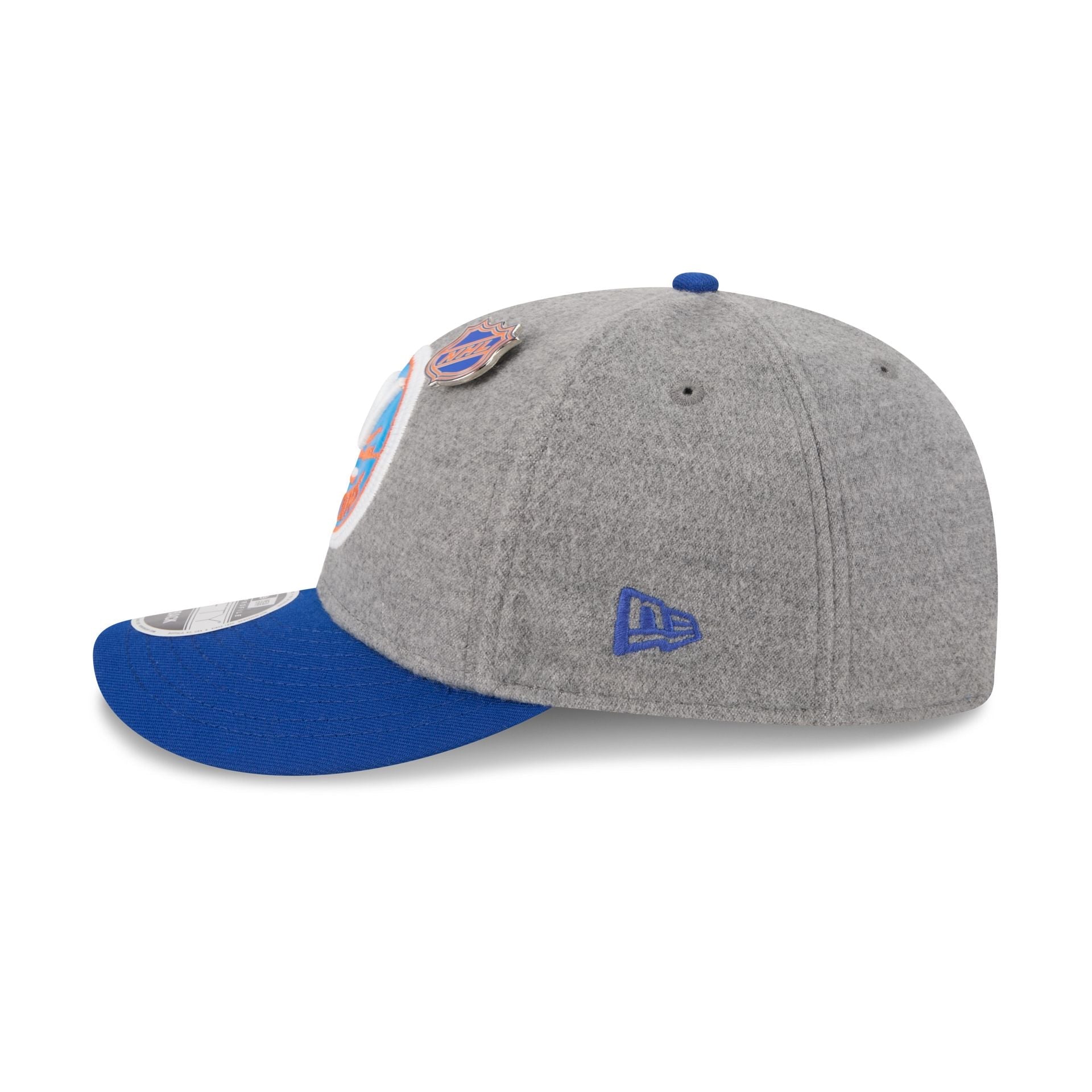 New York Islanders Heather Gray Wool Low Profile 9FIFTY Snapback Hat