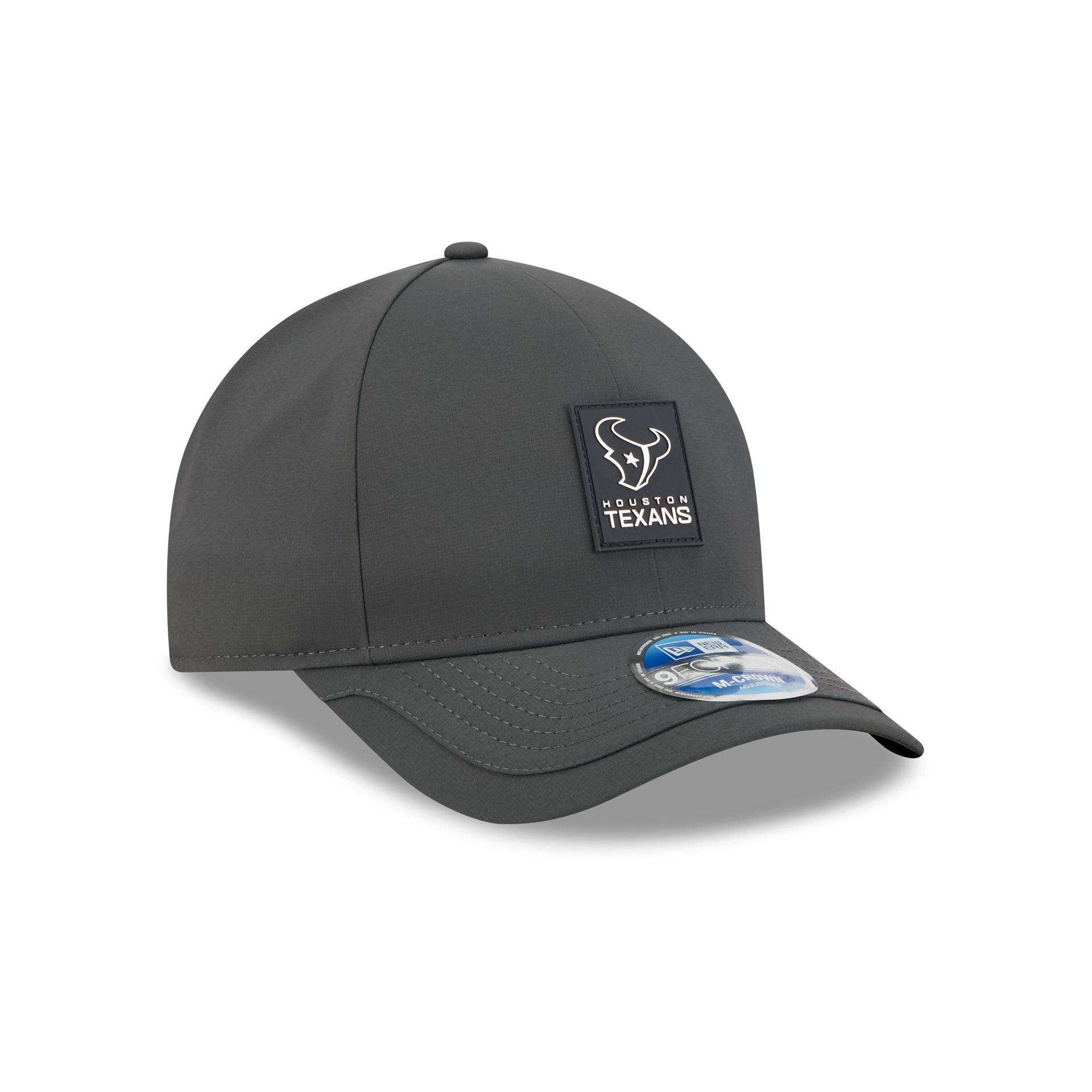 Houston Texans 2025 Sideline Cold Weather Steel Clouds 9FORTY M-Crown Snapback Hat
