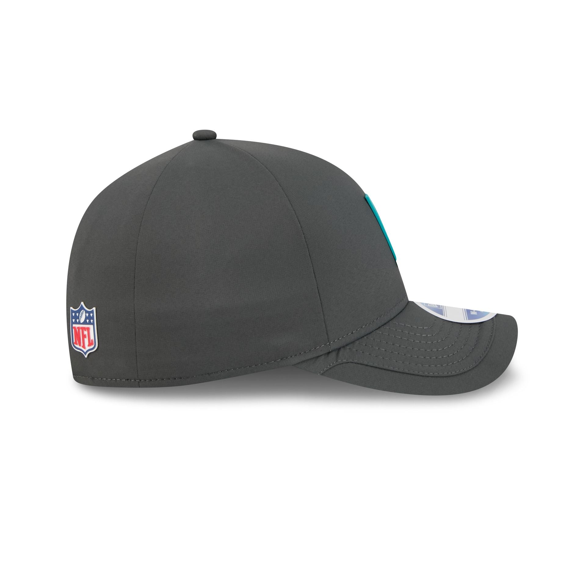 Miami Dolphins 2025 Sideline Cold Weather Steel Clouds 9FORTY M-Crown Snapback Hat