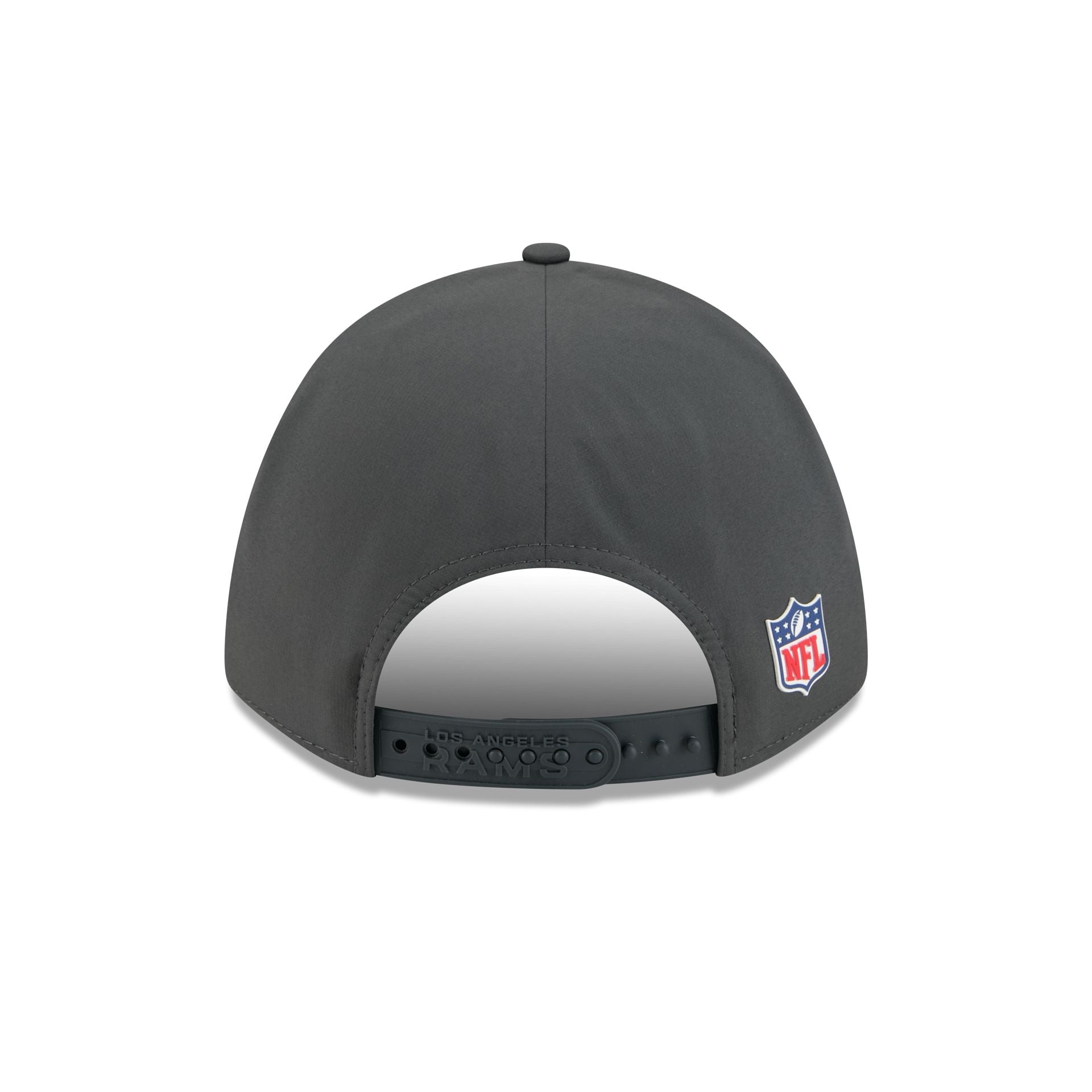 Los Angeles Rams 2025 Sideline Cold Weather Steel Clouds 9FORTY M-Crown Snapback Hat