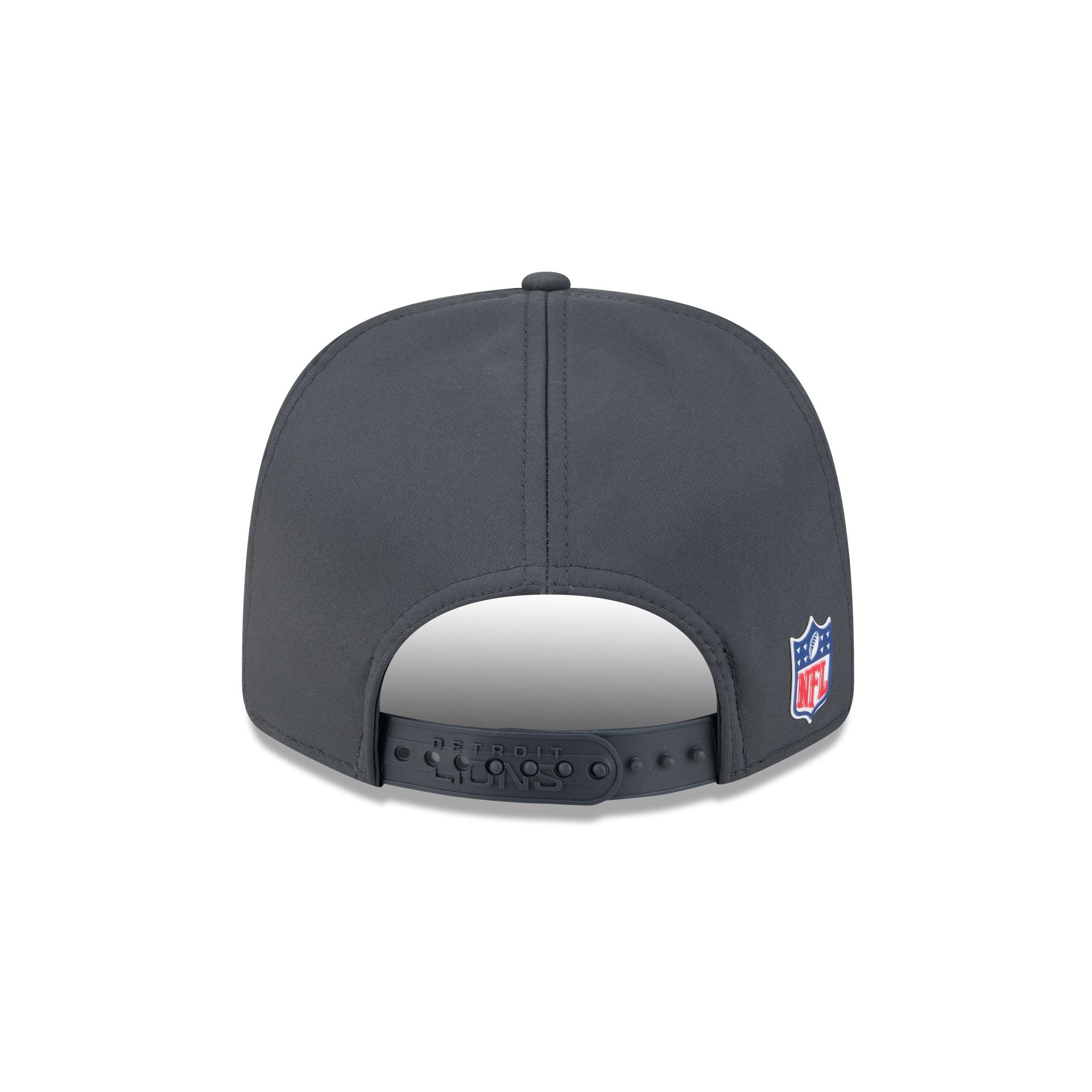 Detroit Lions 2025 Sideline Cold Weather Steel Clouds 9SEVENTY Stretch-Snap Hat