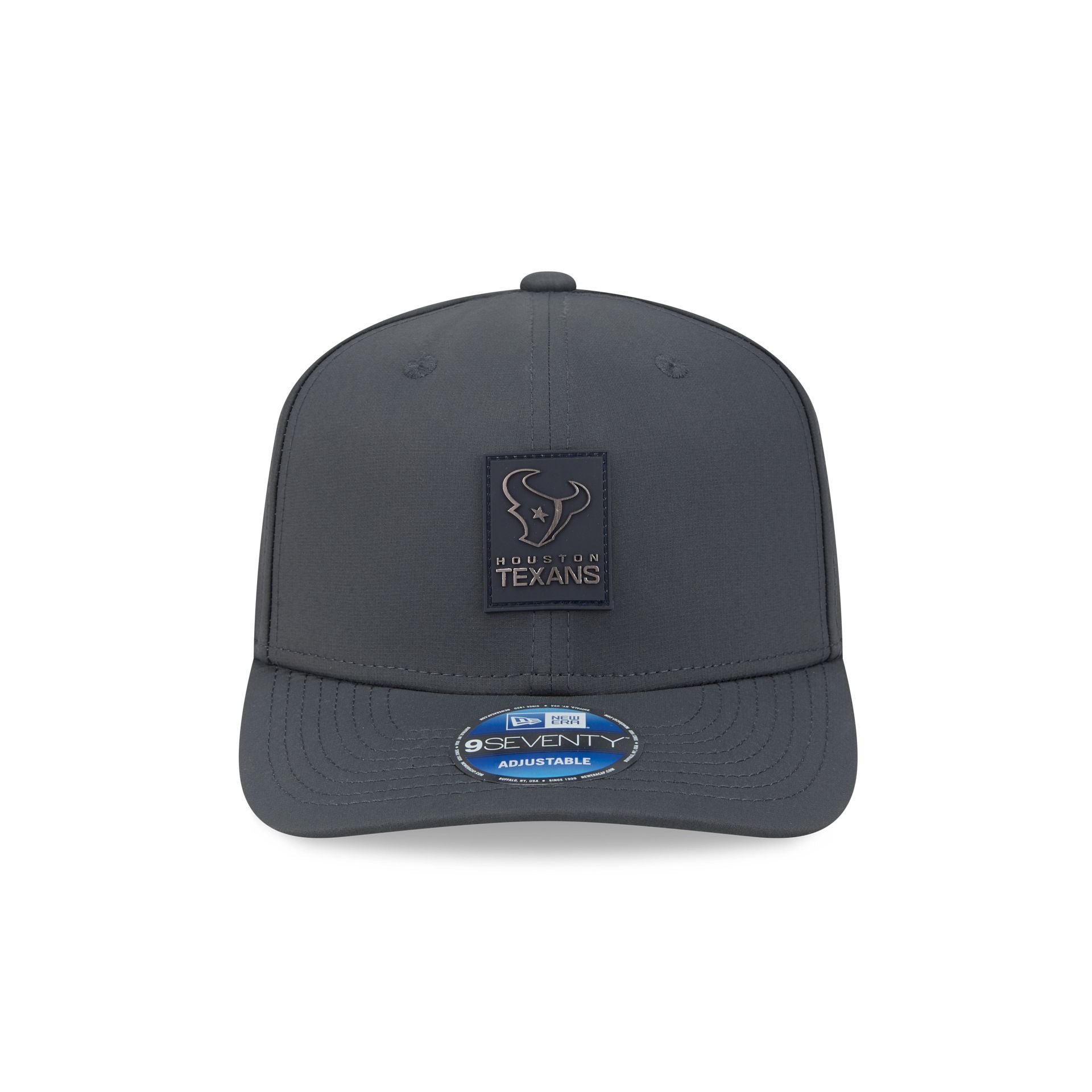 Houston Texans 2025 Sideline Cold Weather Steel Clouds 9SEVENTY Stretch-Snap Hat