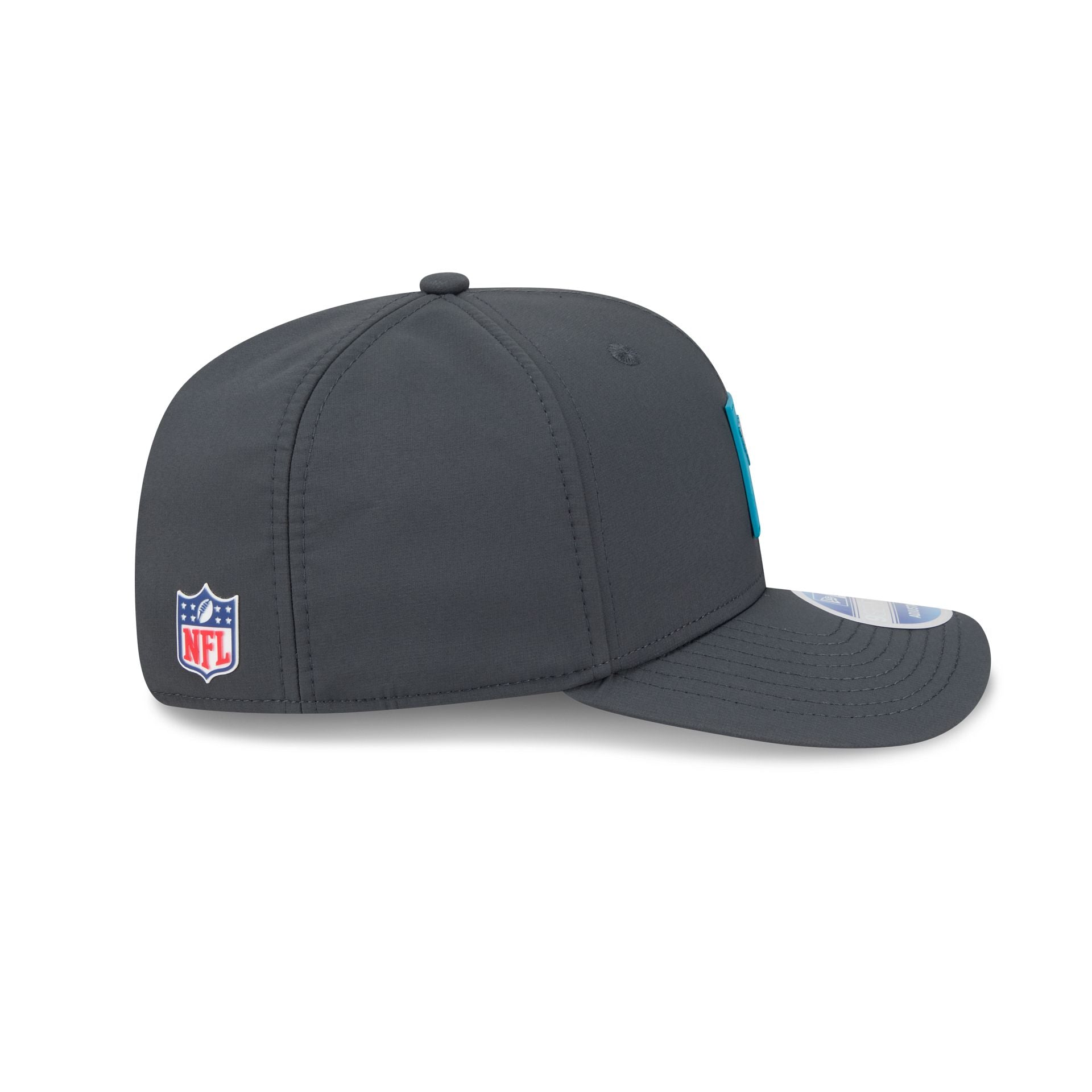Jacksonville Jaguars 2025 Sideline Cold Weather Steel Clouds 9SEVENTY Stretch-Snap Hat