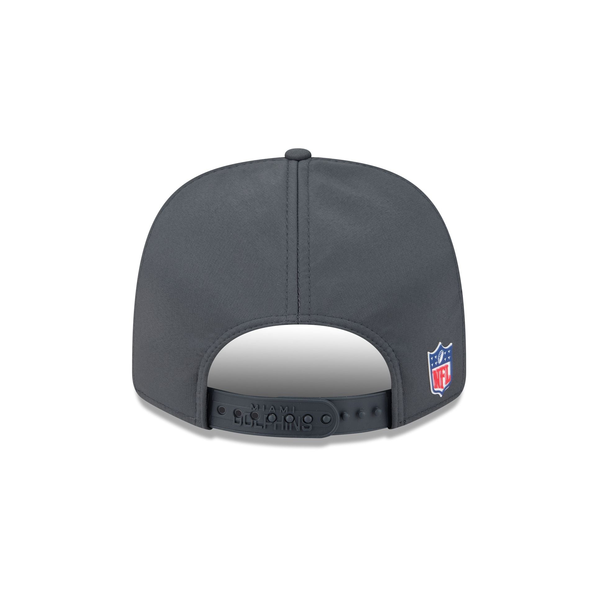 Miami Dolphins 2025 Sideline Cold Weather Steel Clouds 9SEVENTY Stretch-Snap Hat
