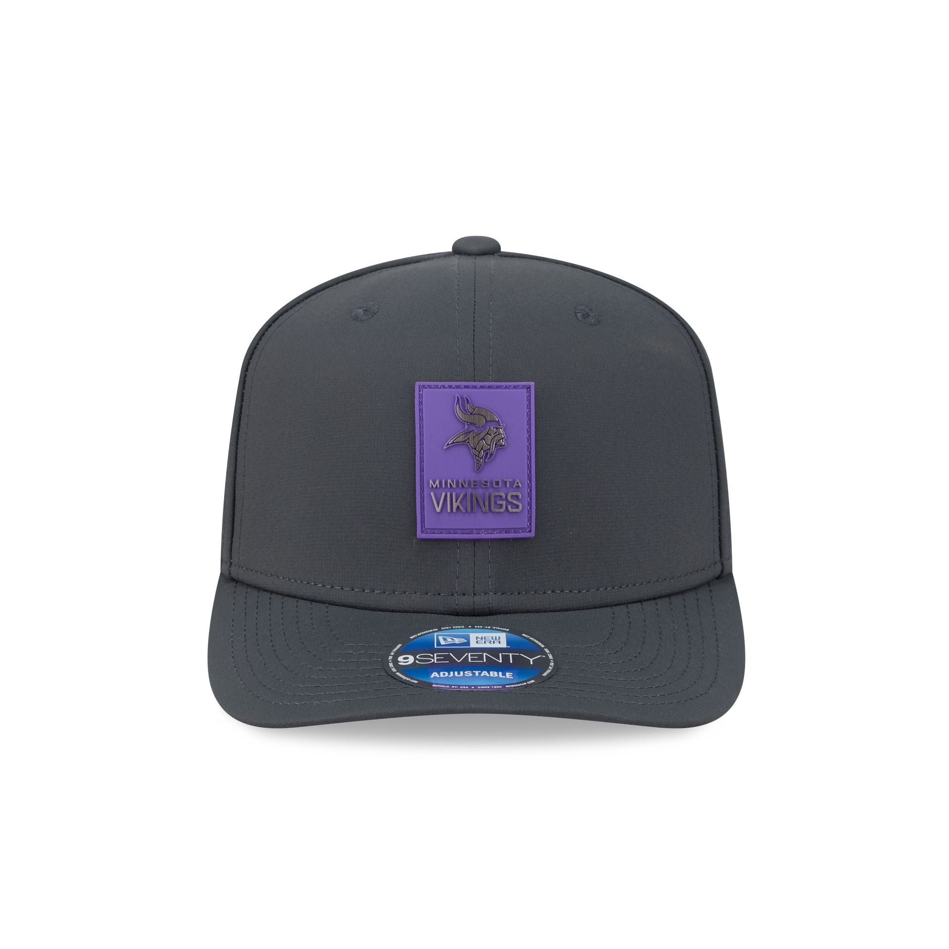 Minnesota Vikings 2025 Sideline Cold Weather Steel Clouds 9SEVENTY Stretch-Snap Hat