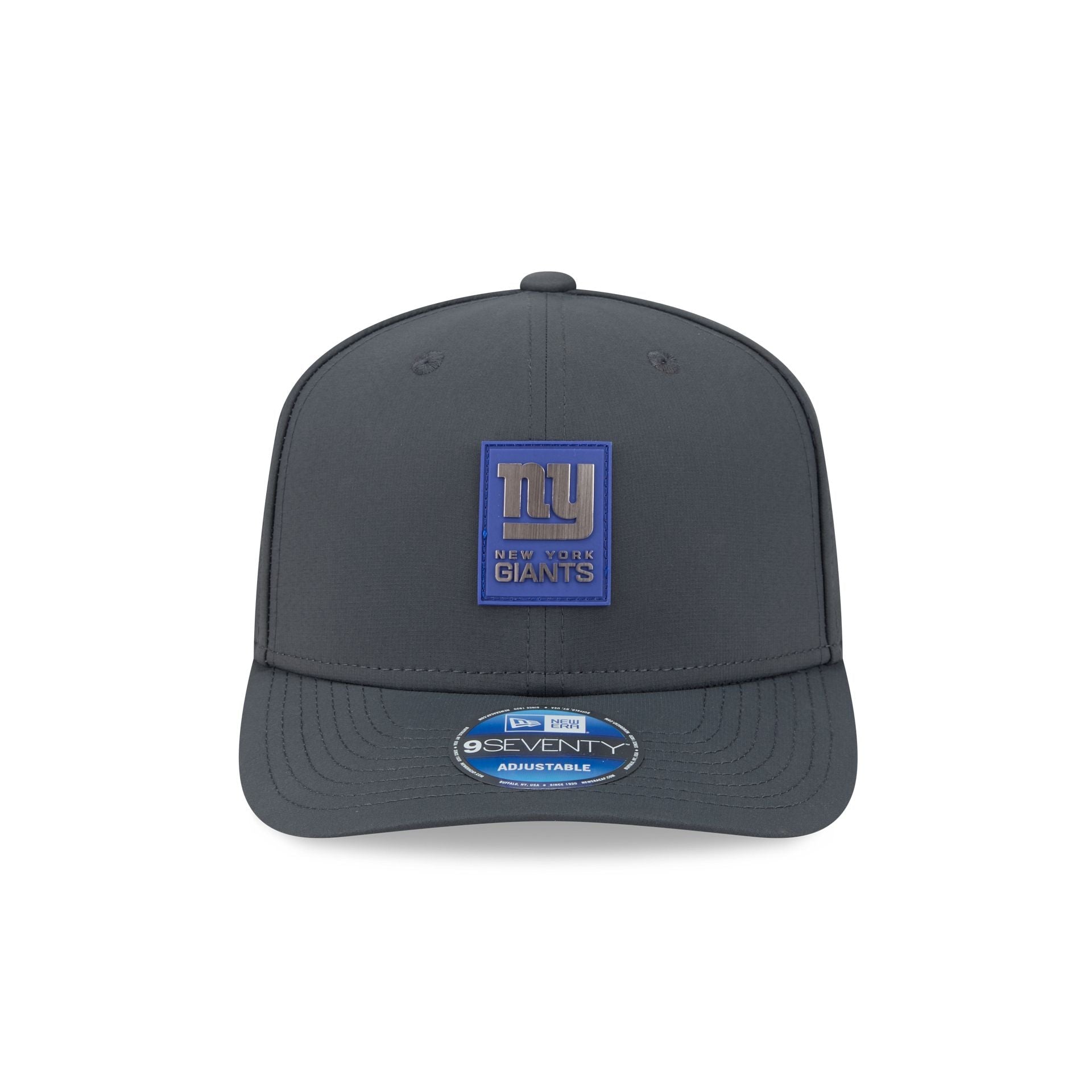 New York Giants 2025 Sideline Cold Weather Steel Clouds 9SEVENTY Stretch-Snap Hat