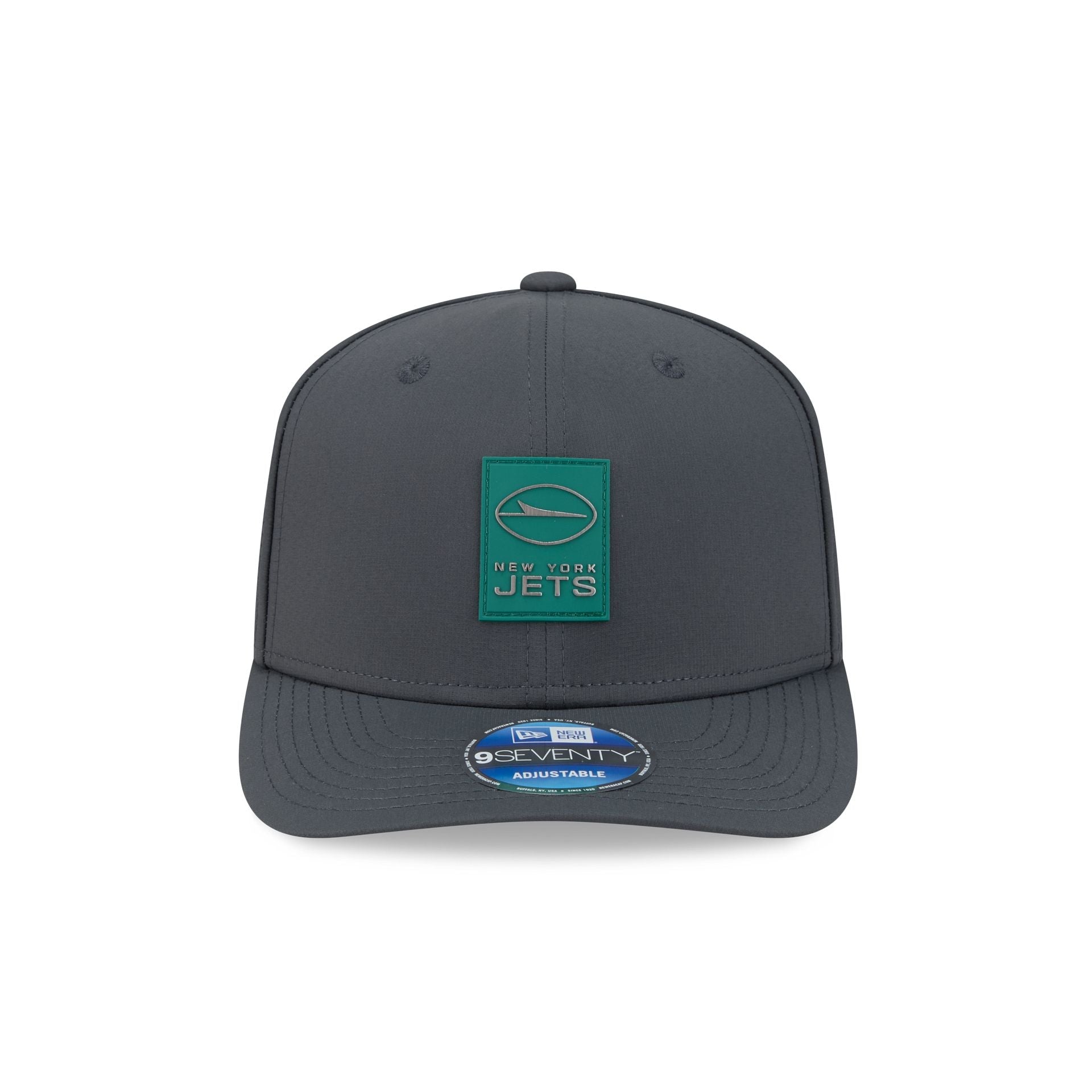New York Jets 2025 Sideline Cold Weather Steel Clouds 9SEVENTY Stretch-Snap Hat