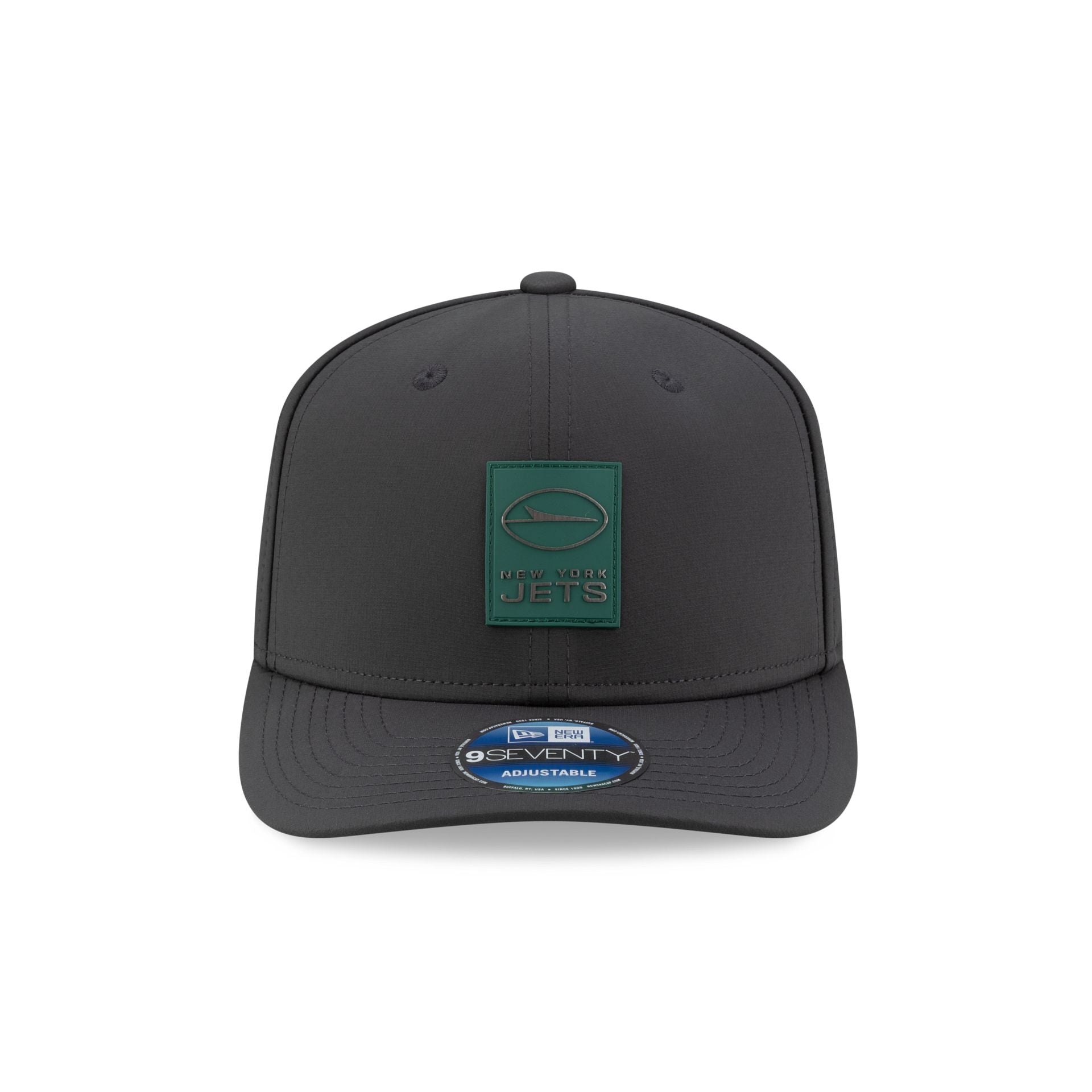 New York Jets 2025 Sideline Cold Weather Steel Clouds 9SEVENTY Stretch-Snap Hat