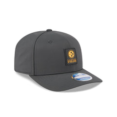 Pittsburgh Steelers 2025 Sideline Cold Weather Steel Clouds 9SEVENTY Stretch-Snap Hat