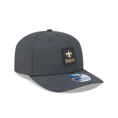 New Orleans Saints 2025 Sideline Cold Weather Steel Clouds 9SEVENTY Stretch-Snap Hat