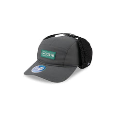 New York Jets 2025 Sideline Cold Weather Steel Clouds Runner Dogear Adjustable Hat