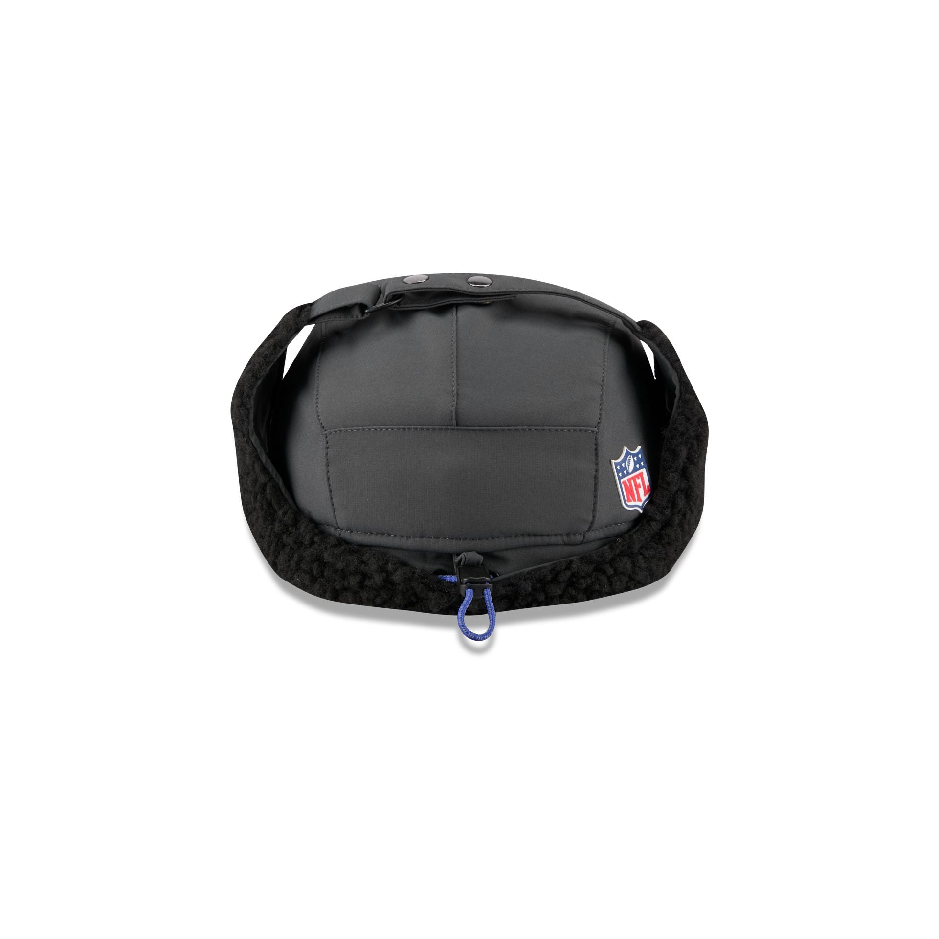 New York Giants 2025 Sideline Cold Weather Steel Clouds Runner Dogear Adjustable Hat