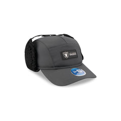 Las Vegas Raiders 2025 Sideline Cold Weather Steel Clouds Runner Dogear Adjustable Hat