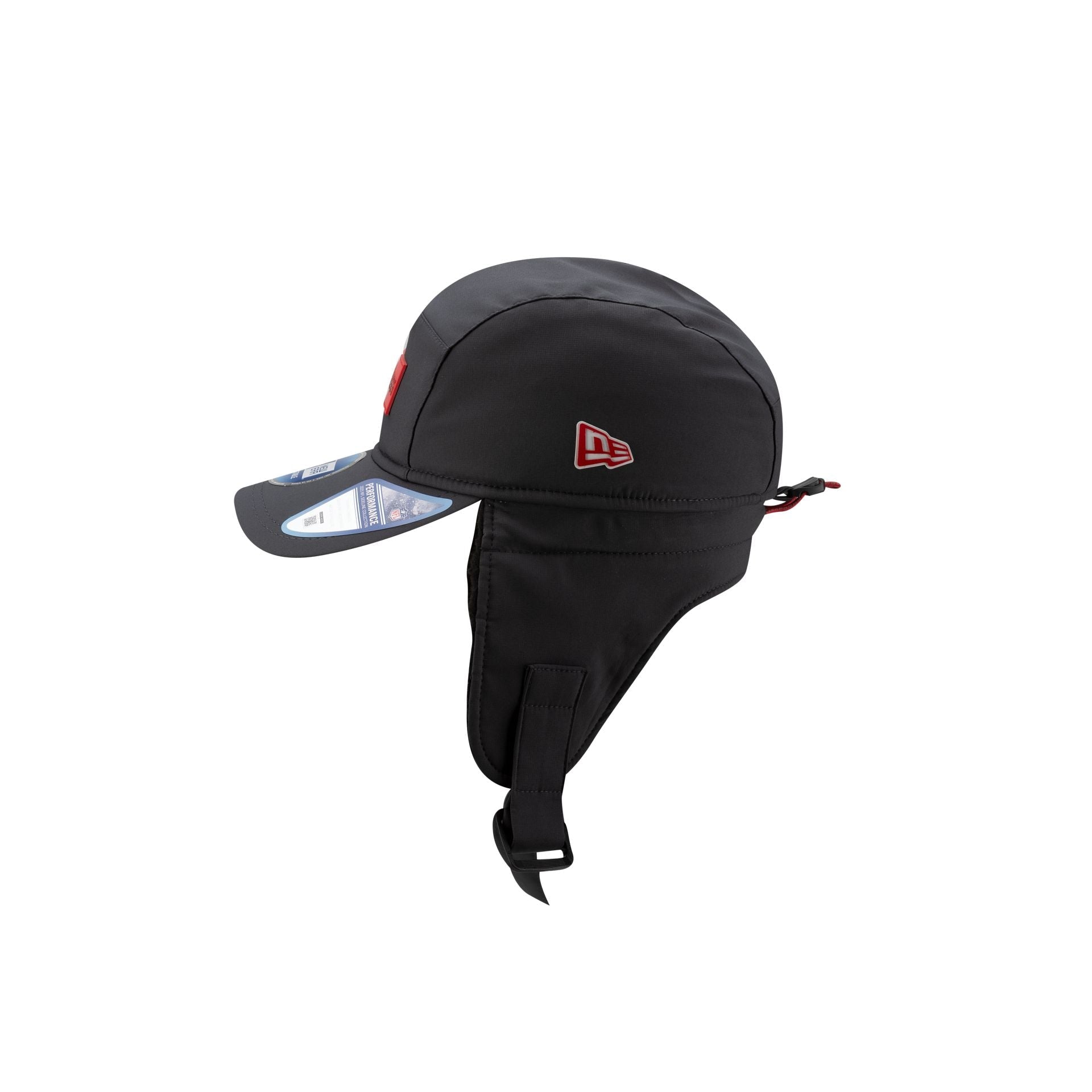Kansas City Chiefs 2025 Sideline Cold Weather Steel Clouds Runner Dogear Adjustable Hat