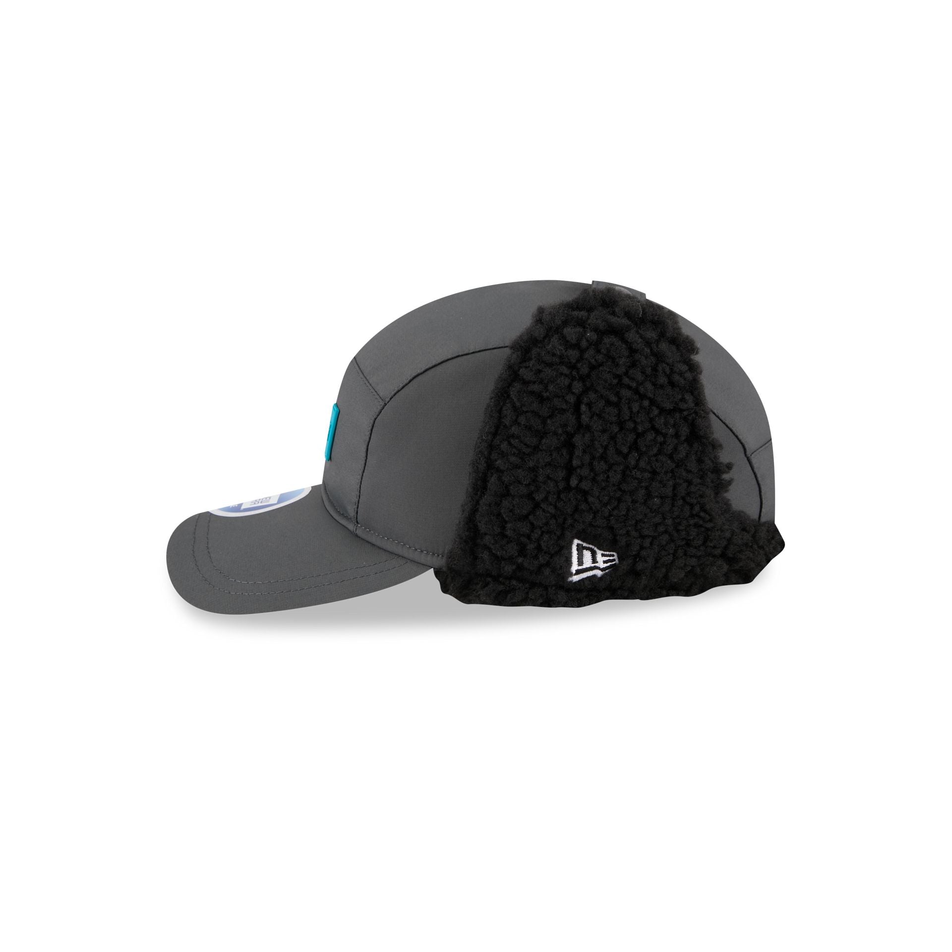 Jacksonville Jaguars 2025 Sideline Cold Weather Steel Clouds Runner Dogear Adjustable Hat