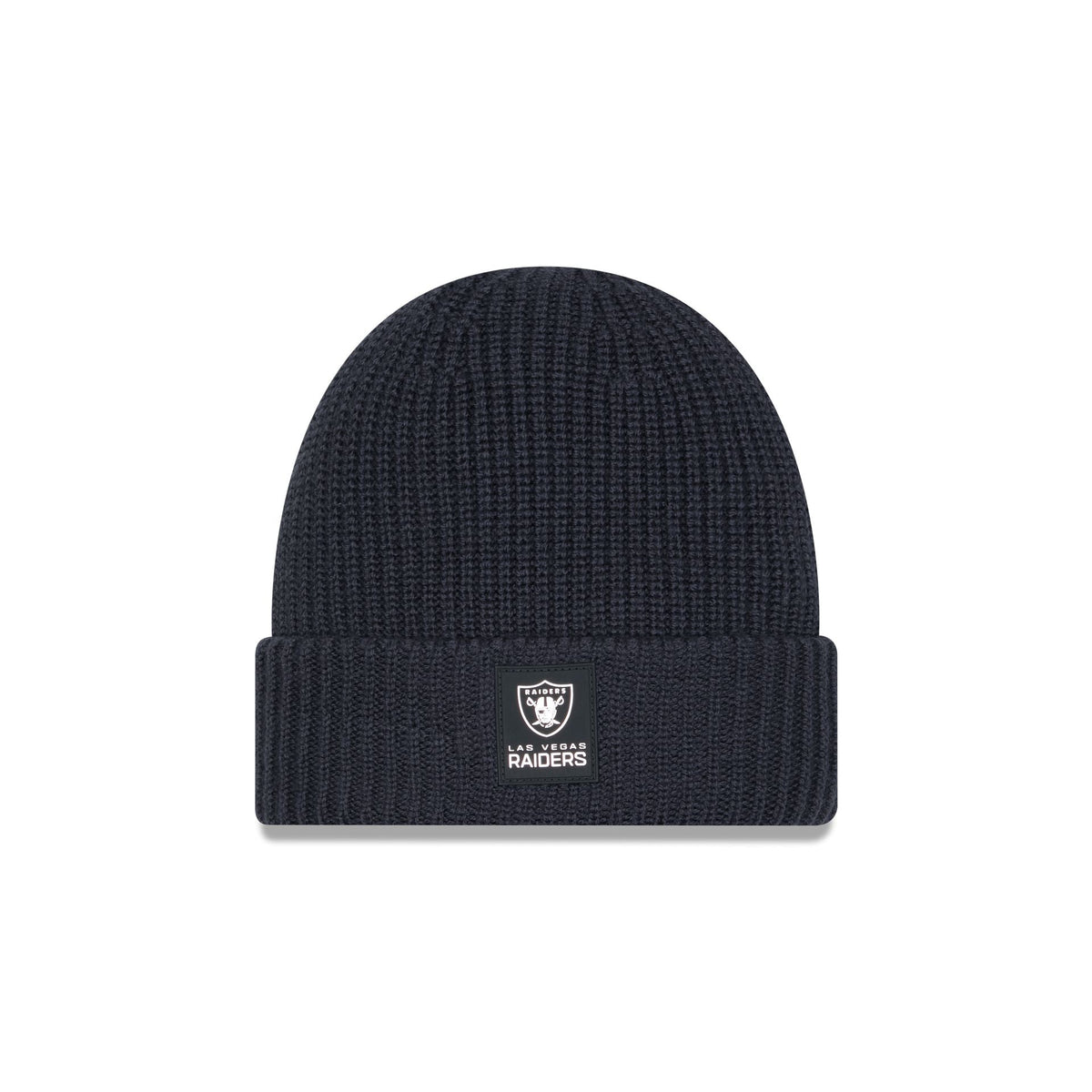 Las Vegas Raiders 2025 Sideline Cold Weather Steel Clouds Cuff Knit Beanie