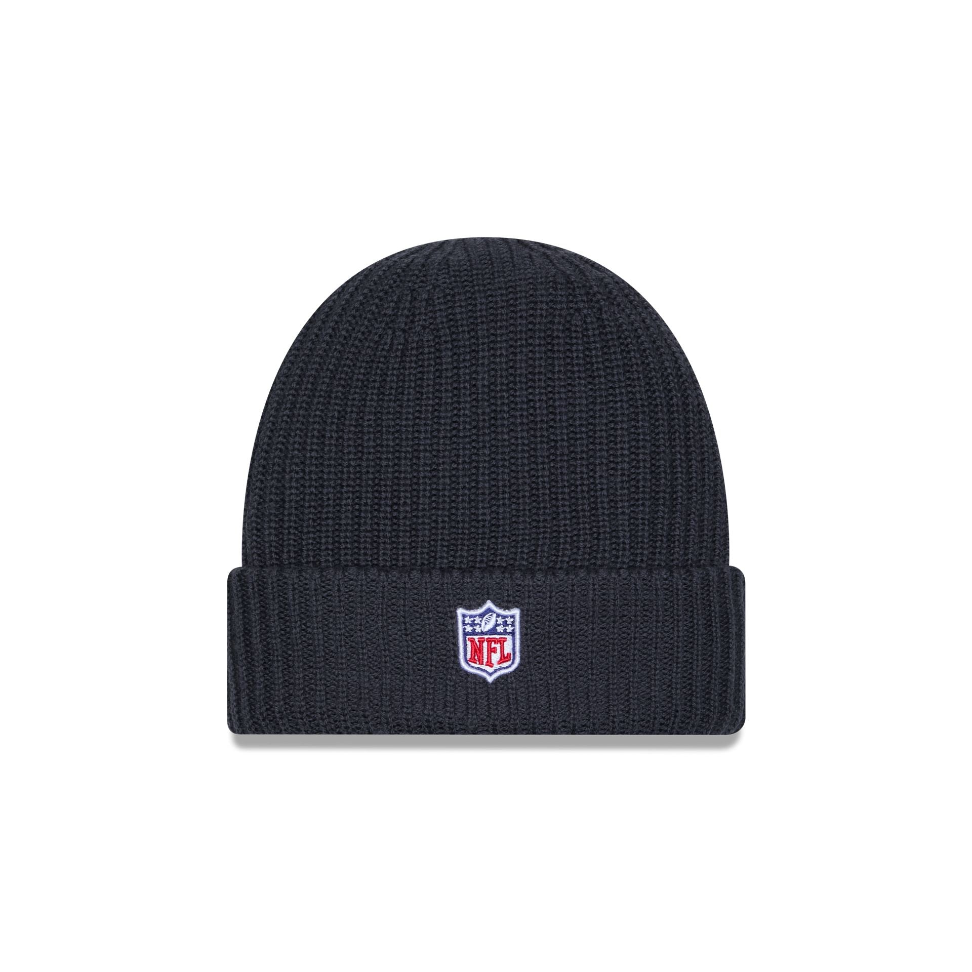 New York Jets 2025 Sideline Cold Weather Steel Clouds Cuff Knit Beanie