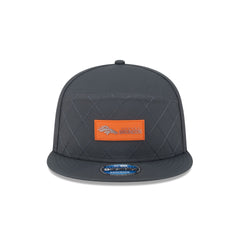 Denver Broncos 2025 Sideline Cold Weather Steel Clouds Split Panel 9FIFTY Snapback Hat
