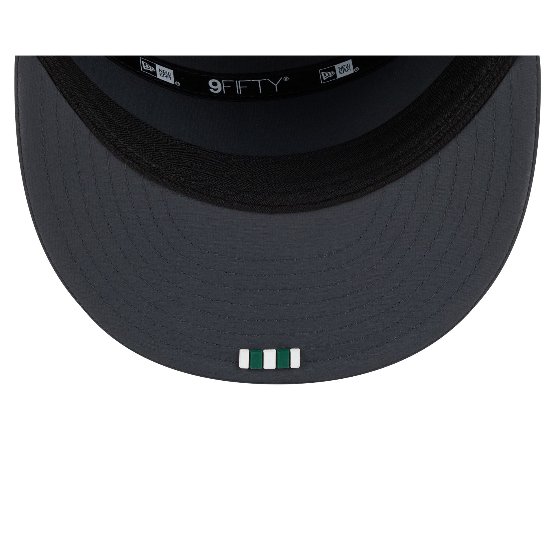 New York Jets 2025 Sideline Cold Weather Steel Clouds Split Panel 9FIFTY Snapback Hat