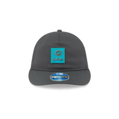 Miami Dolphins 2025 Sideline Cold Weather Steel Clouds Retro Crown 59FIFTY A-Frame Fitted Hat